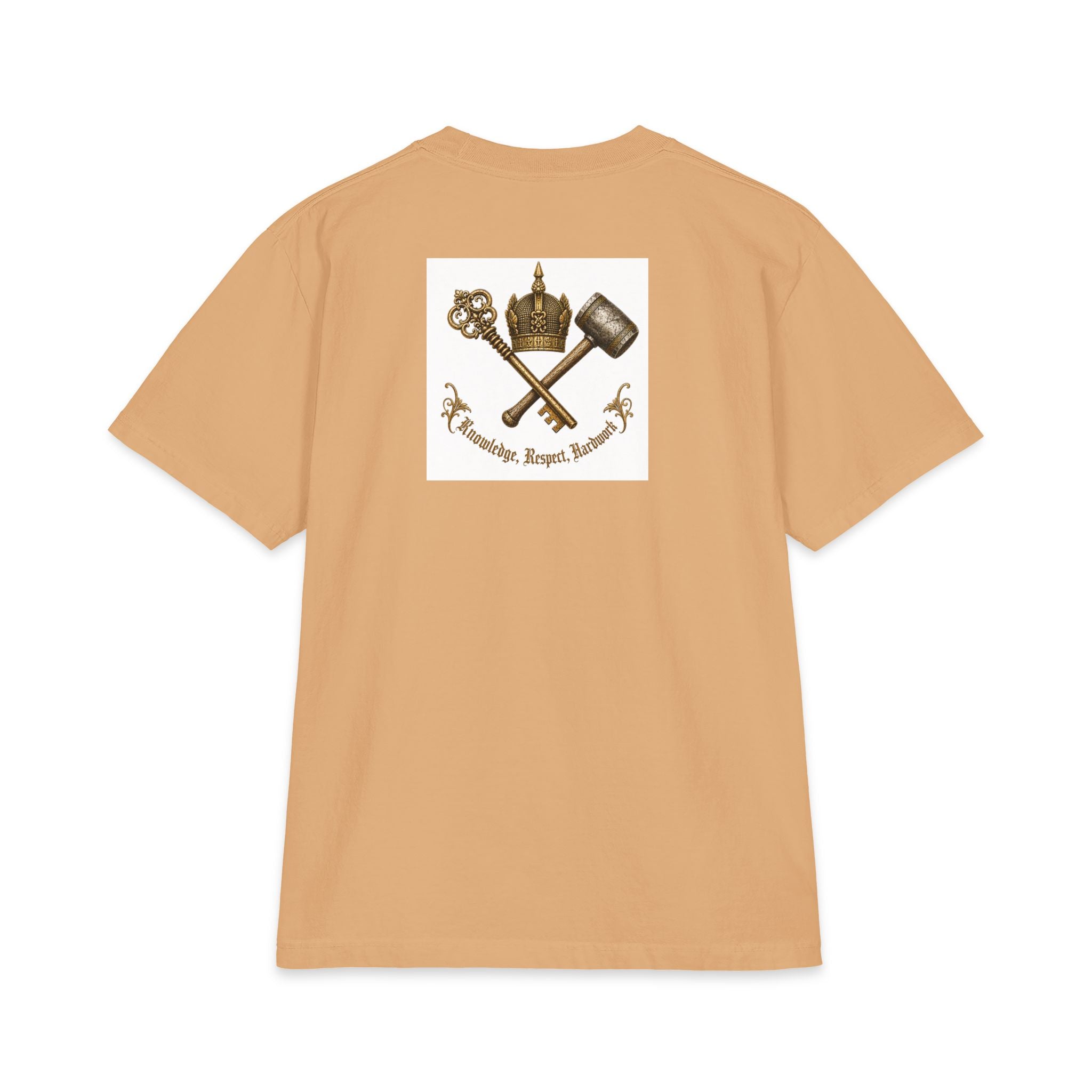 "HERO Collection" Graphic T-Shirt — Inspirational Quote & Crest Design