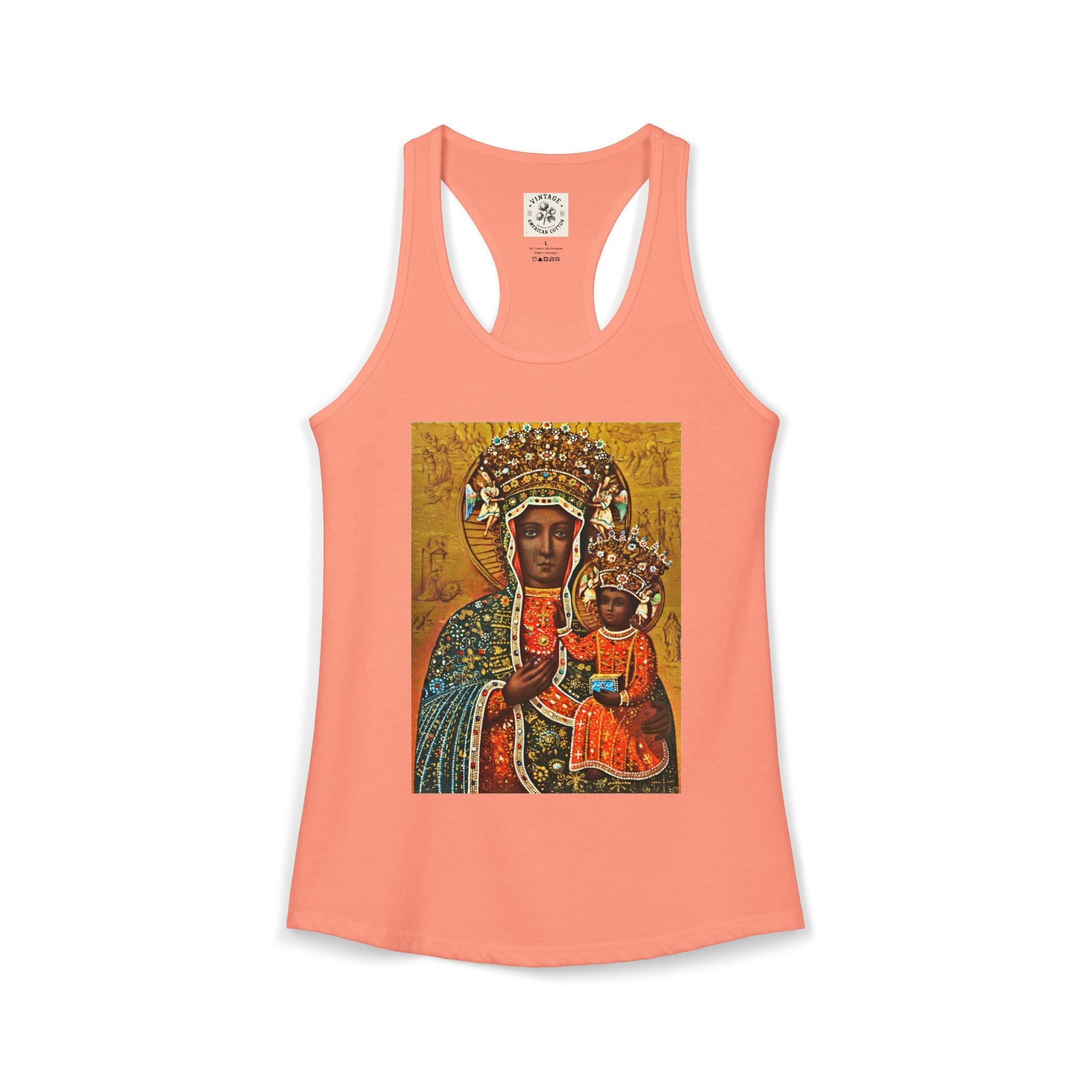 Women's Ideal Racerback Tank "Breathe Goddess"