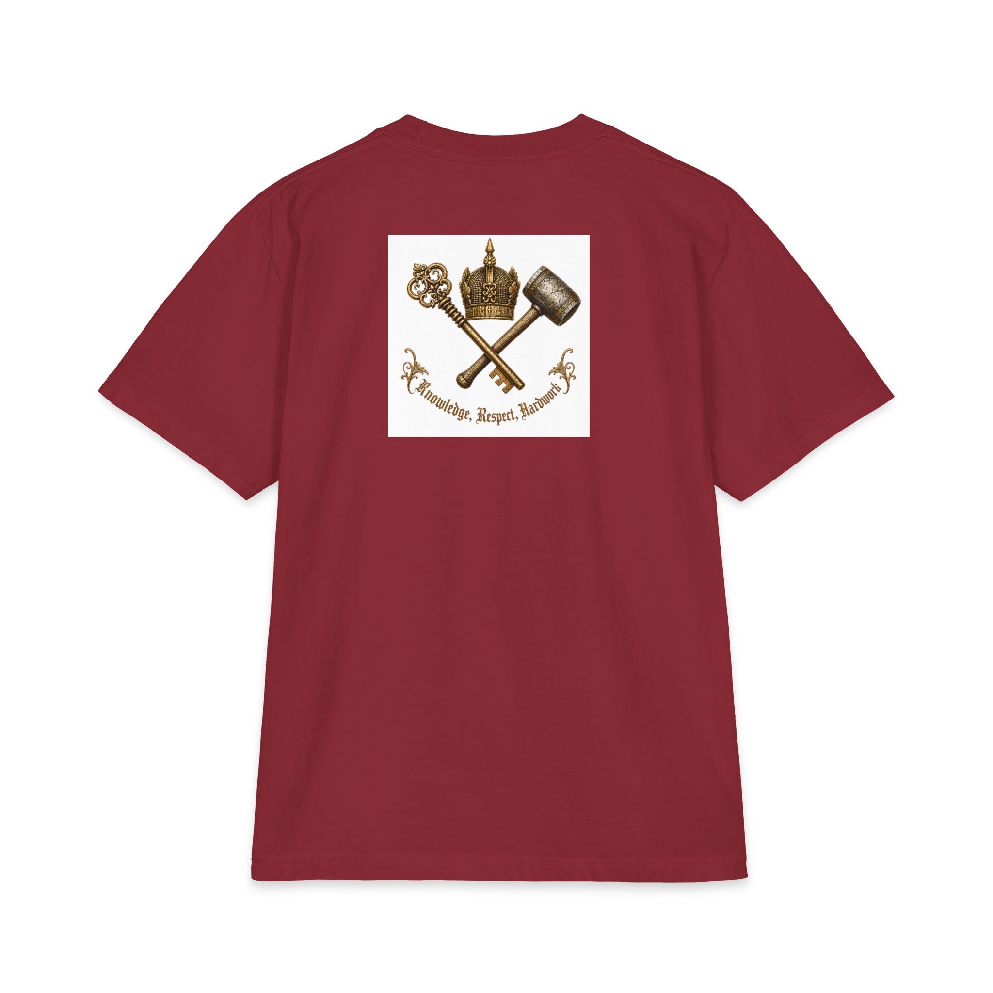 "HERO Collection" Graphic T-Shirt — Inspirational Quote & Crest Design