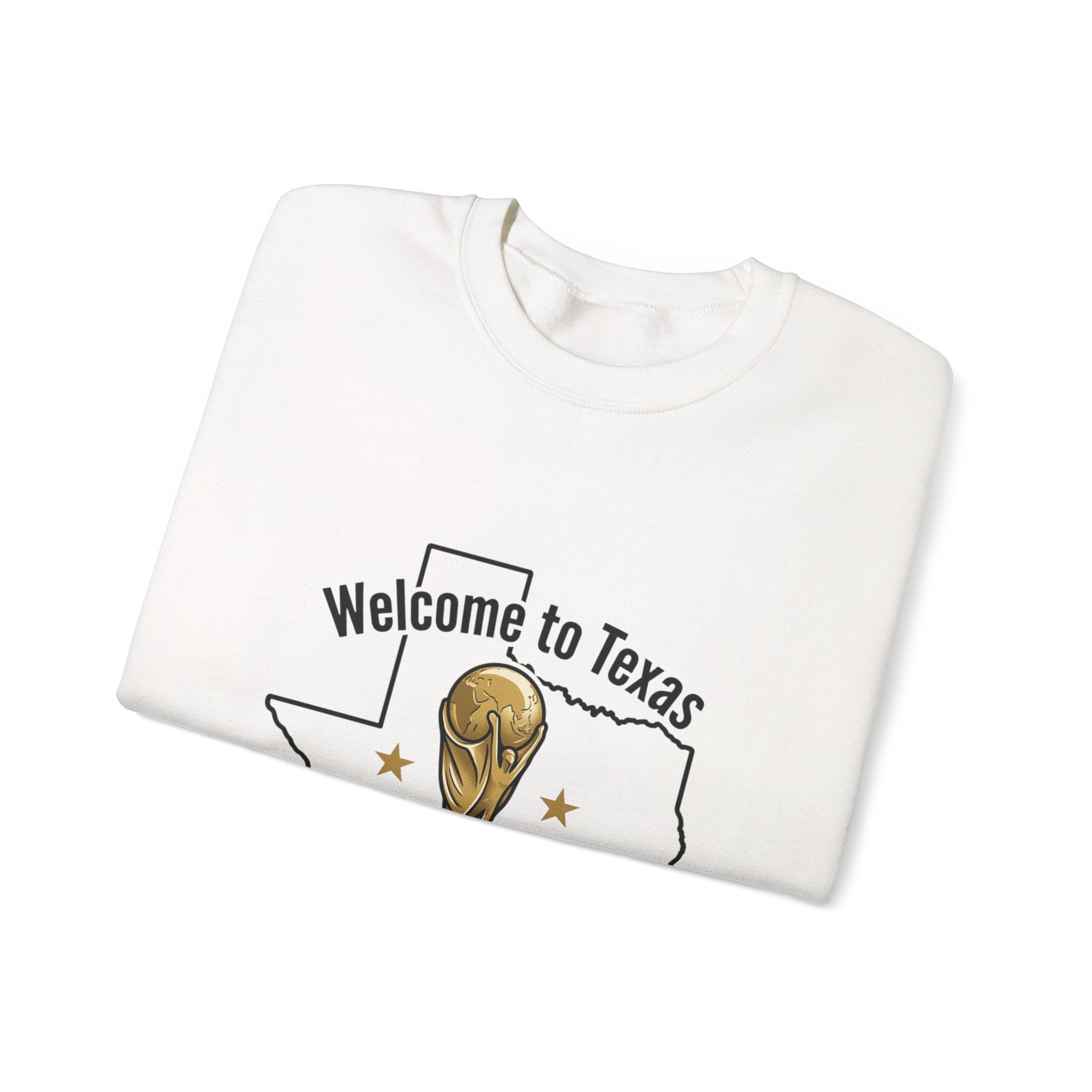Texas Soccer Welcome Crewneck Sweatshirt | country pride, retro soccer