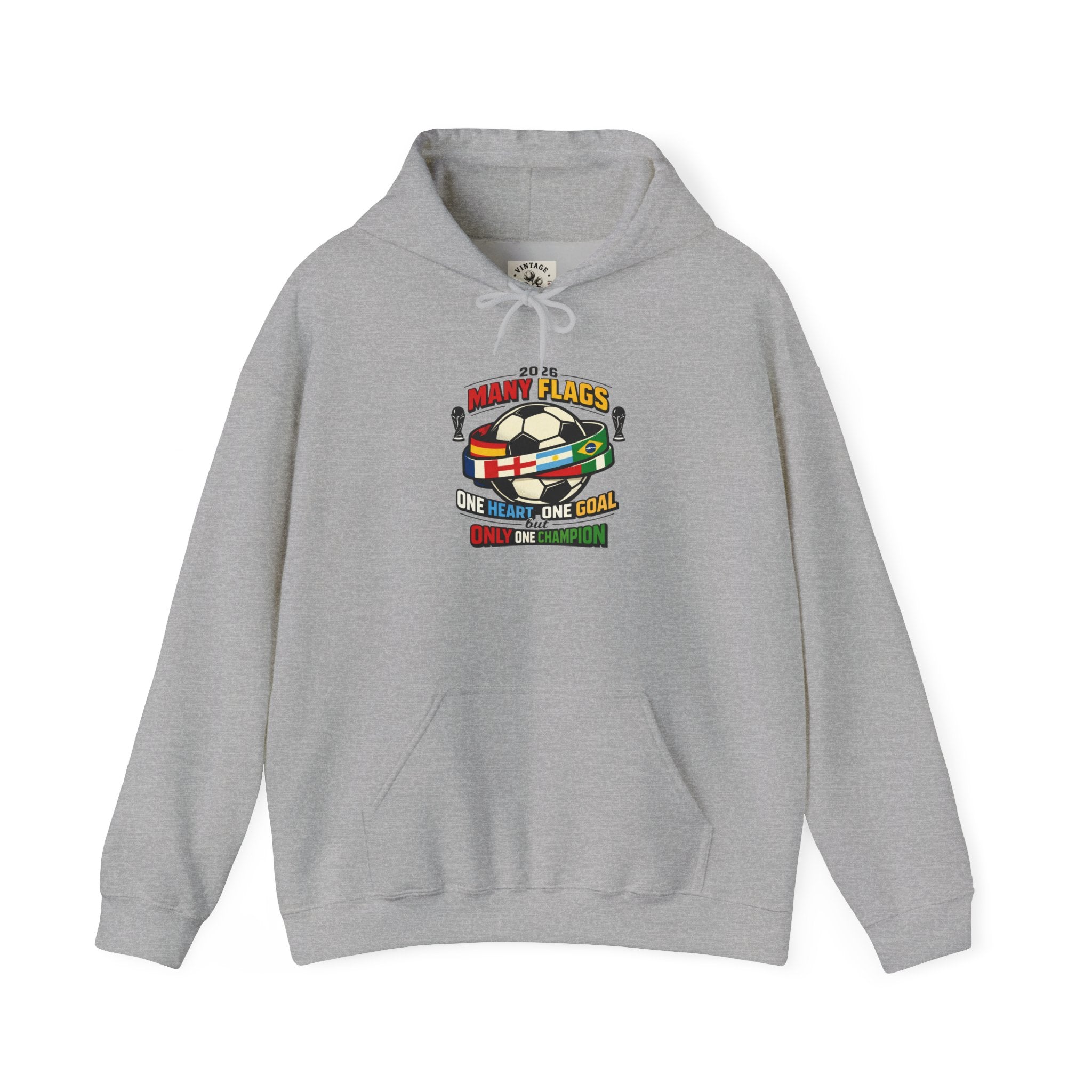 Retro Soccer Crest Hoodie | Country Pride, Championship Season