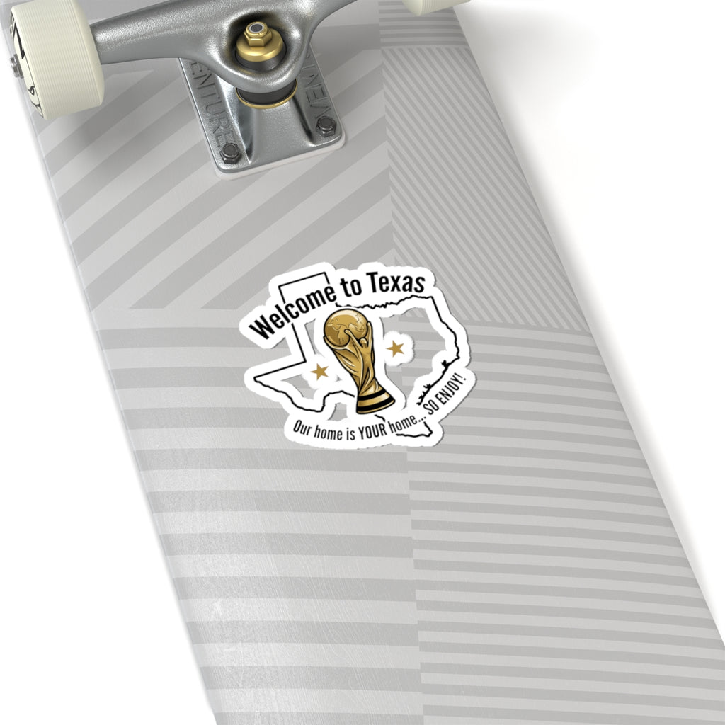 Welcome to Texas Sticker | Soccer Championship, Country Pride