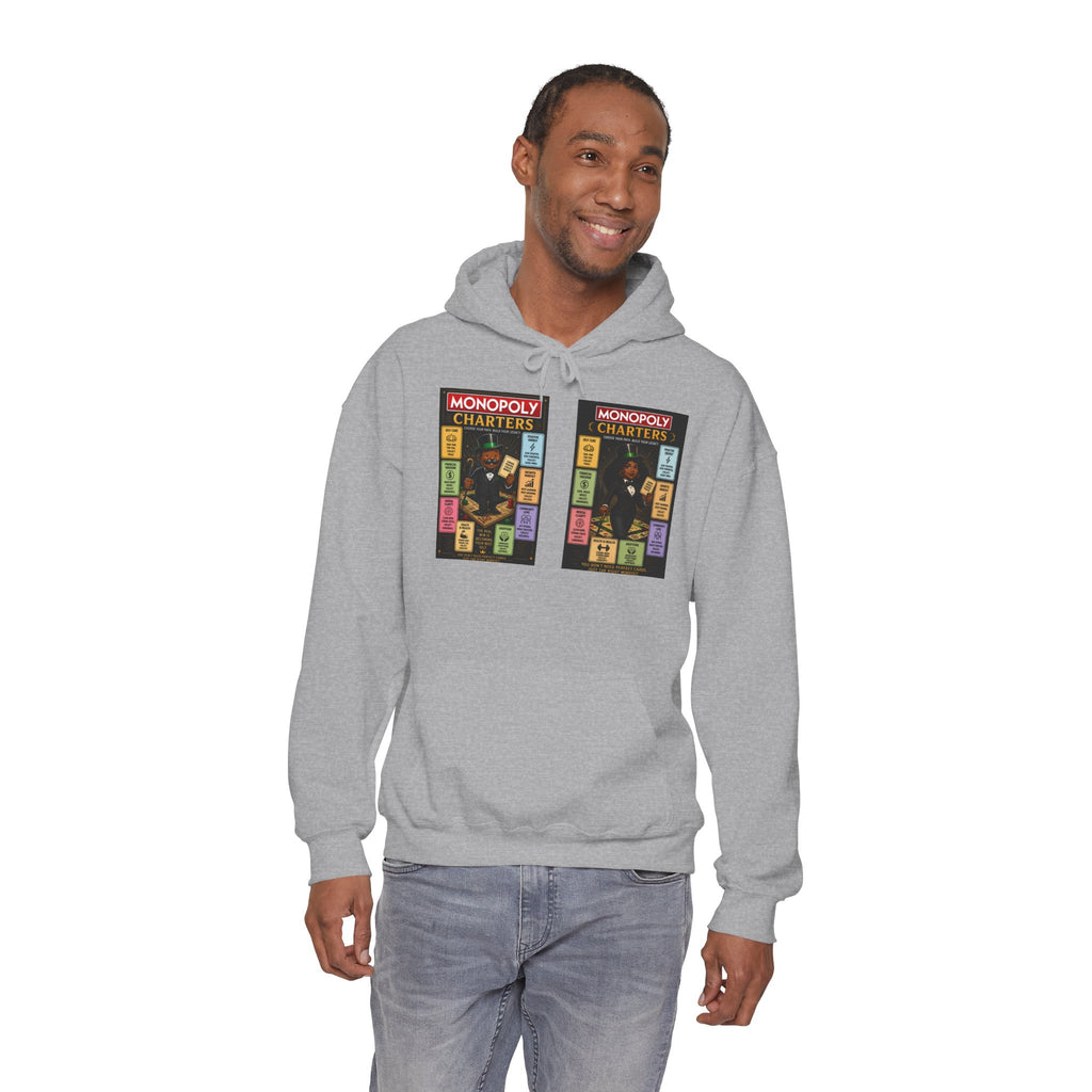 Monopoly Charters Hoodie — 'Green! is the only color that counts' Graphic Pullover