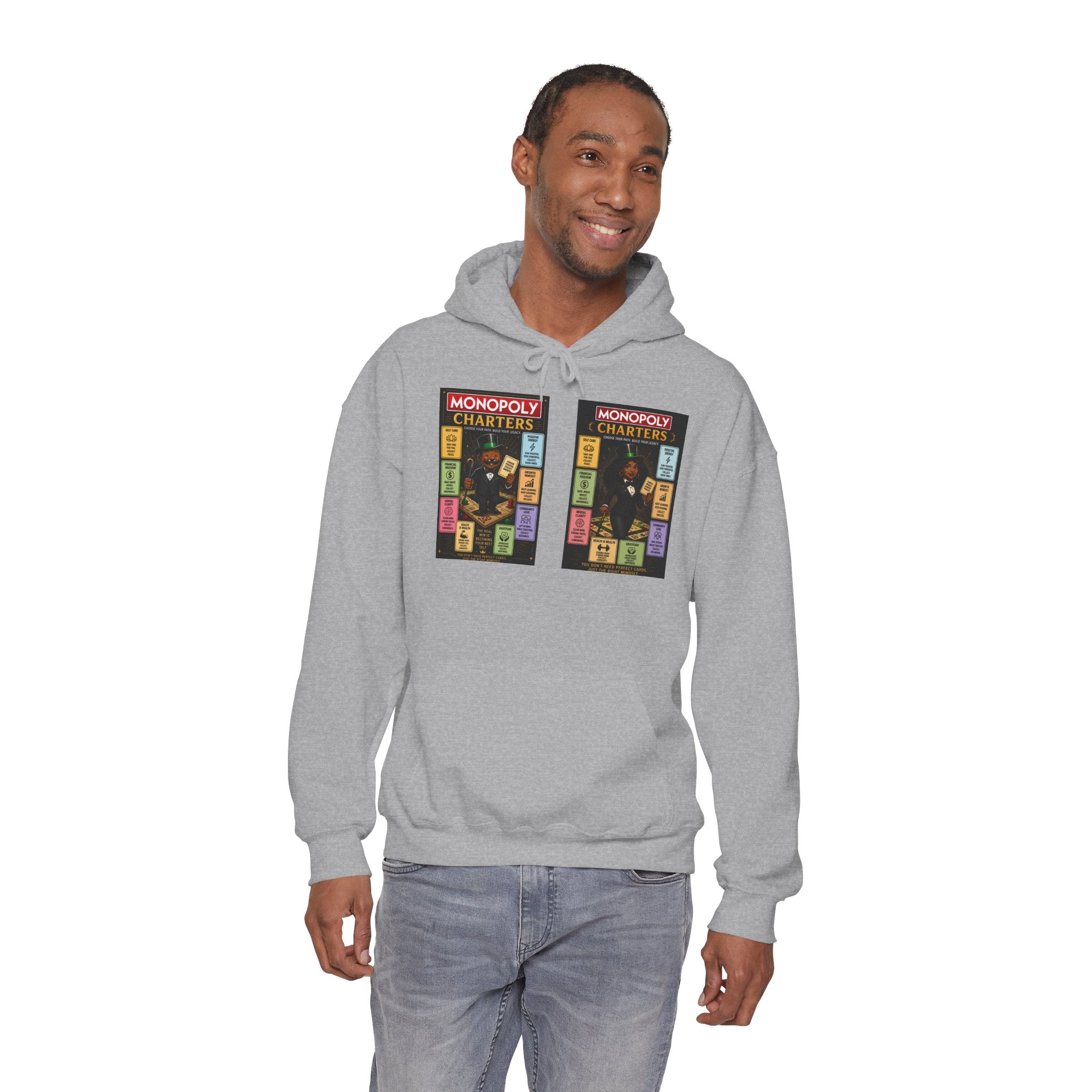 Monopoly Charters Hoodie — 'Green! is the only color that counts' Graphic Pullover
