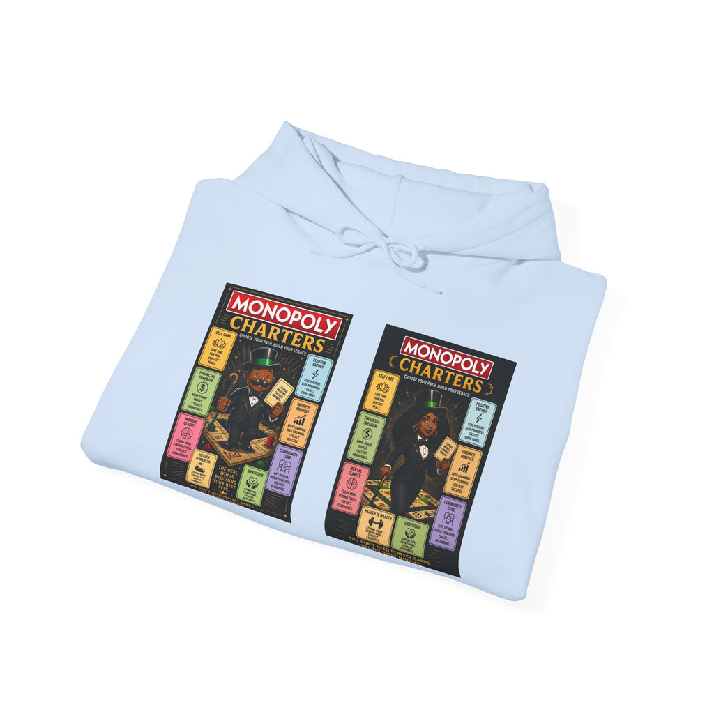 Monopoly Charters Hoodie — 'Green! is the only color that counts' Graphic Pullover