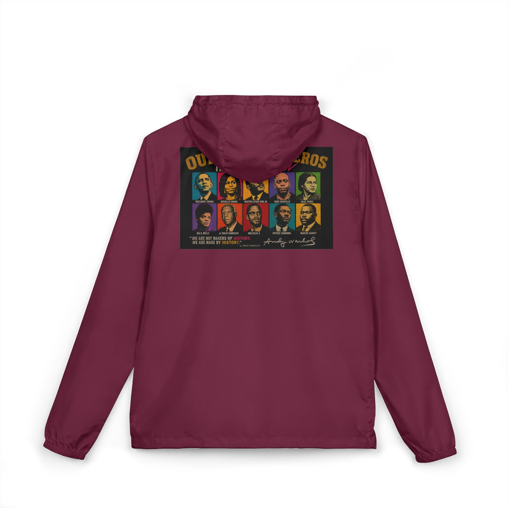 HEROS Windbreaker Jacket — Vintage Outlaws Retro Portraits Graphic