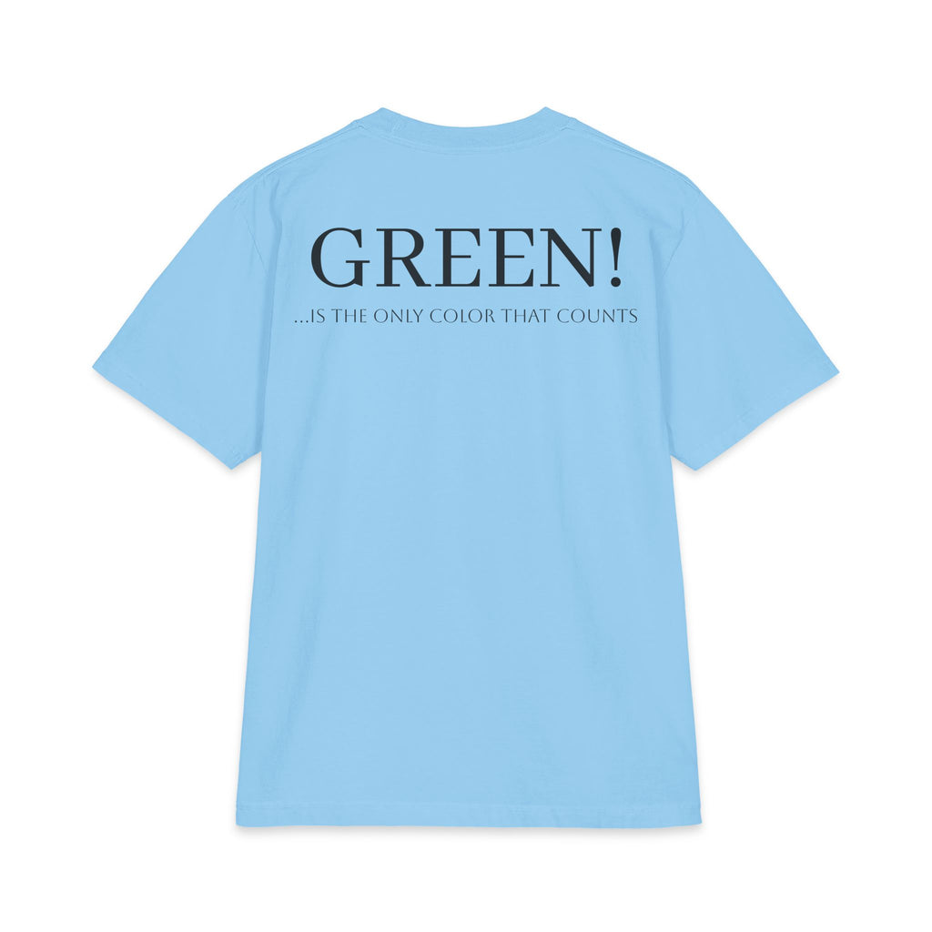 Monopoly Charters Graphic T-Shirt — "GREEN! ...is the only color that counts" Retro Board Game Tee