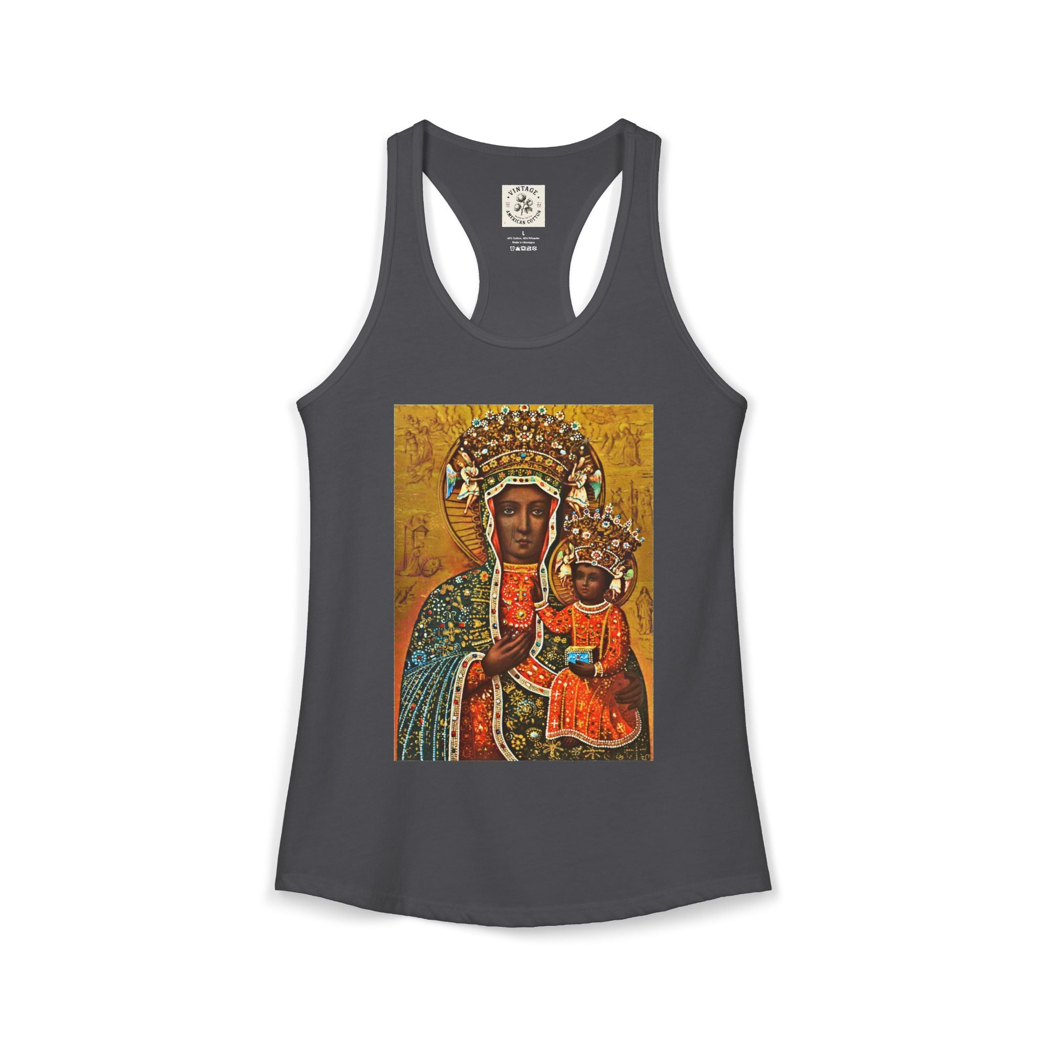 Women's Ideal Racerback Tank "Breathe Goddess"