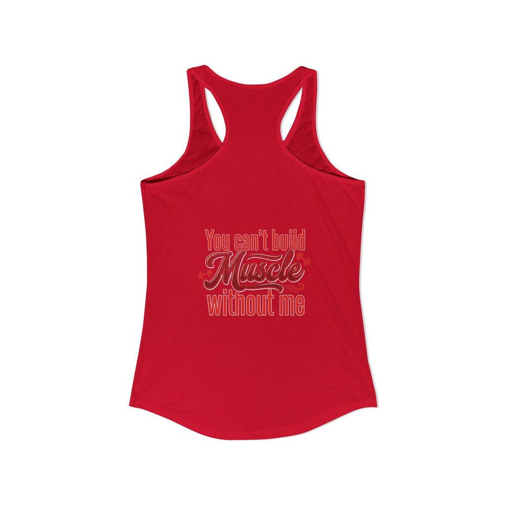 Women's Ideal Racerback Tank "Breathe Goddess"
