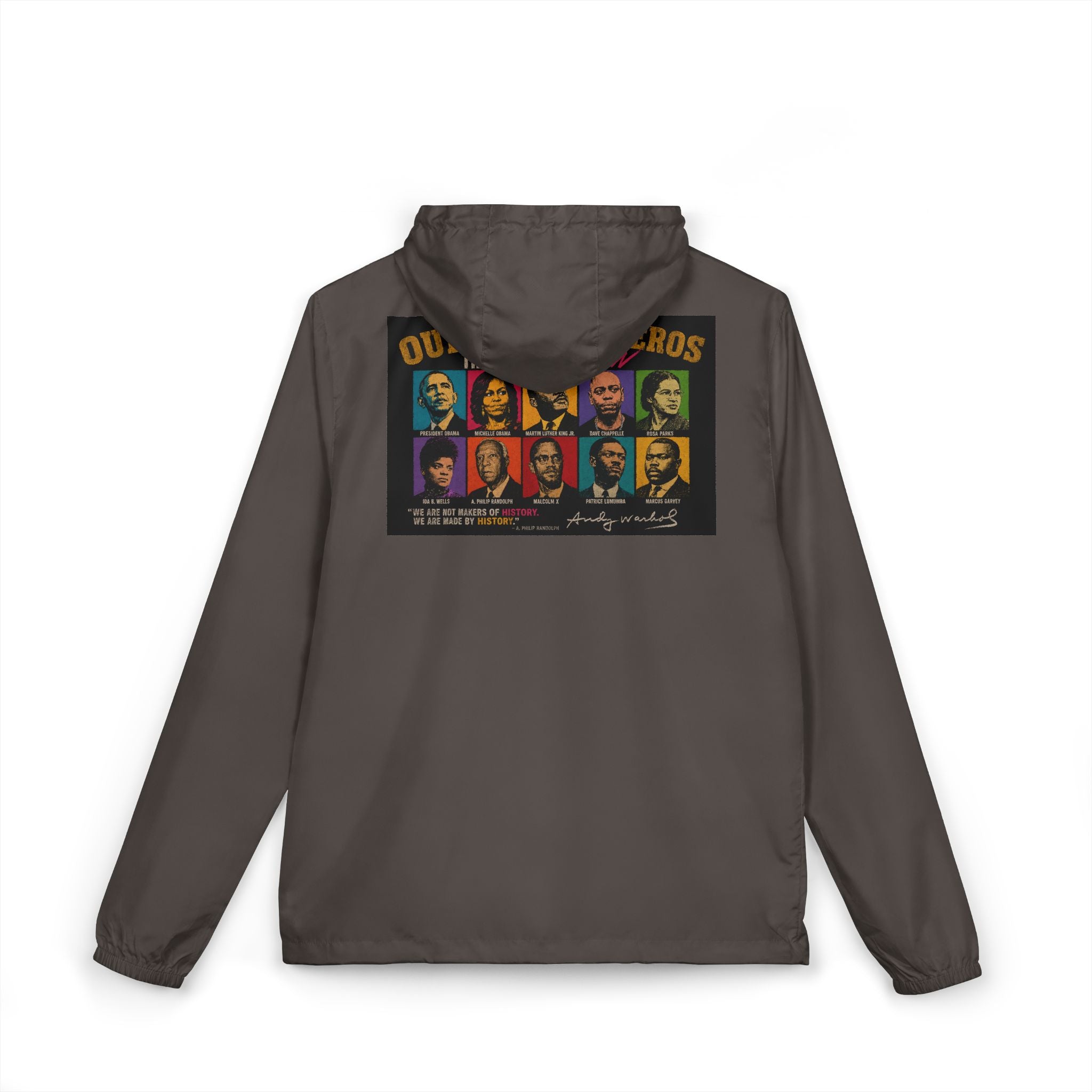 HEROS Windbreaker Jacket — Vintage Outlaws Retro Portraits Graphic