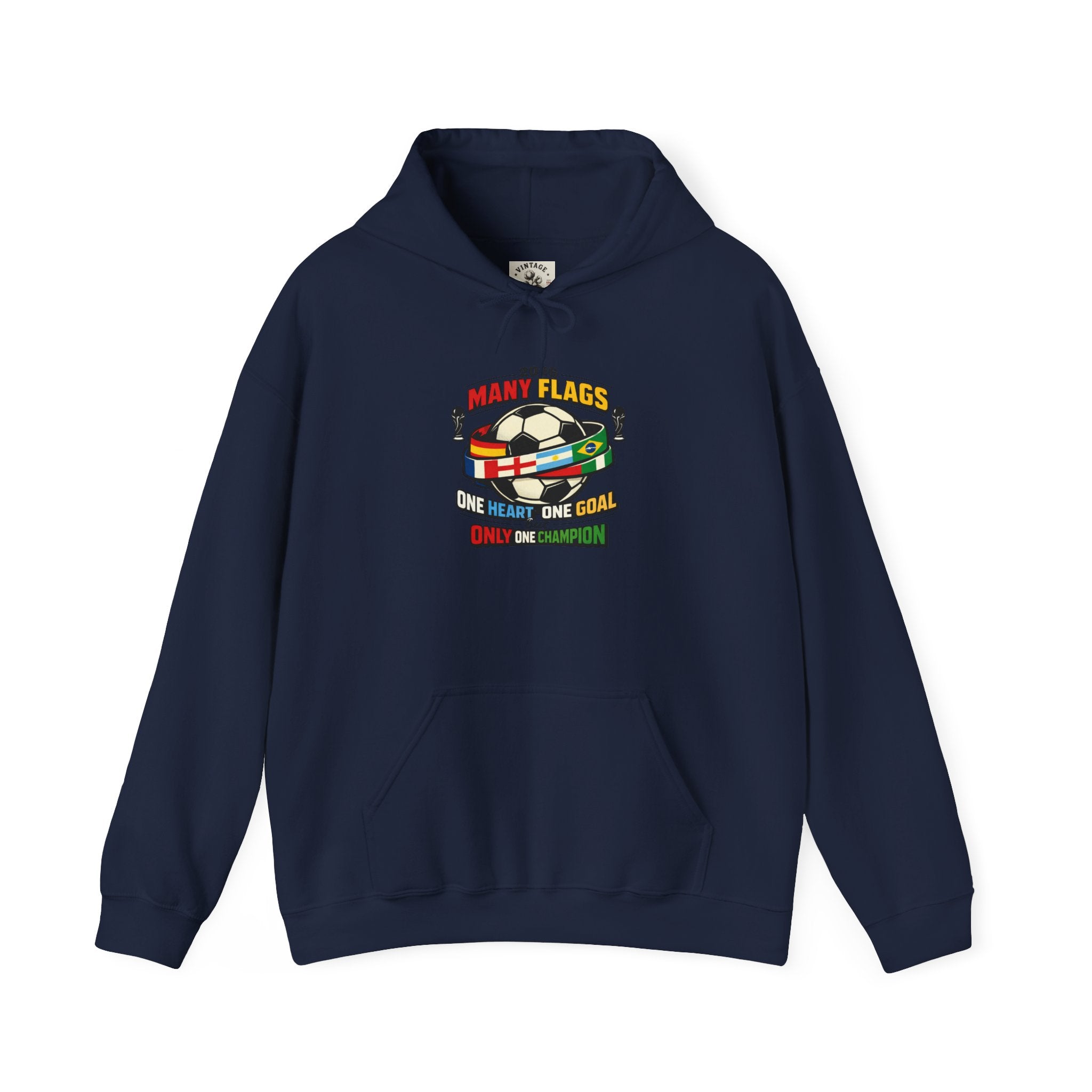 Retro Soccer Crest Hoodie | Country Pride, Championship Season