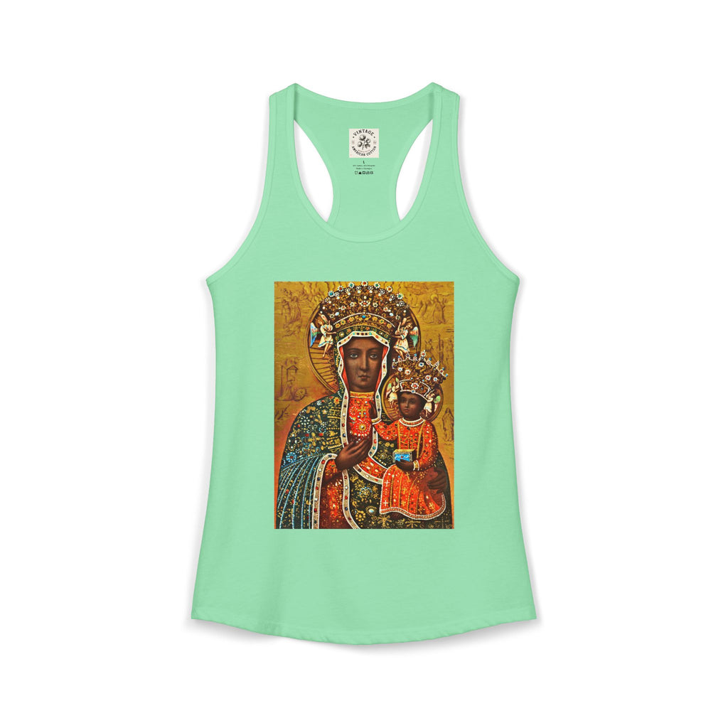 Women's Ideal Racerback Tank "Breathe Goddess"