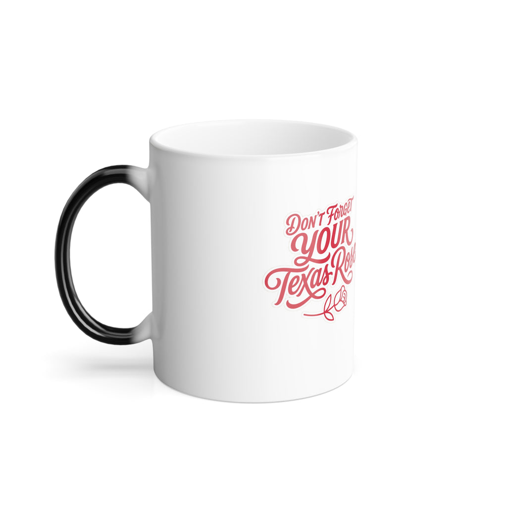 Color-Changing Pin-Up Mug — "Don't Forget Your Rosy Rose" 11oz