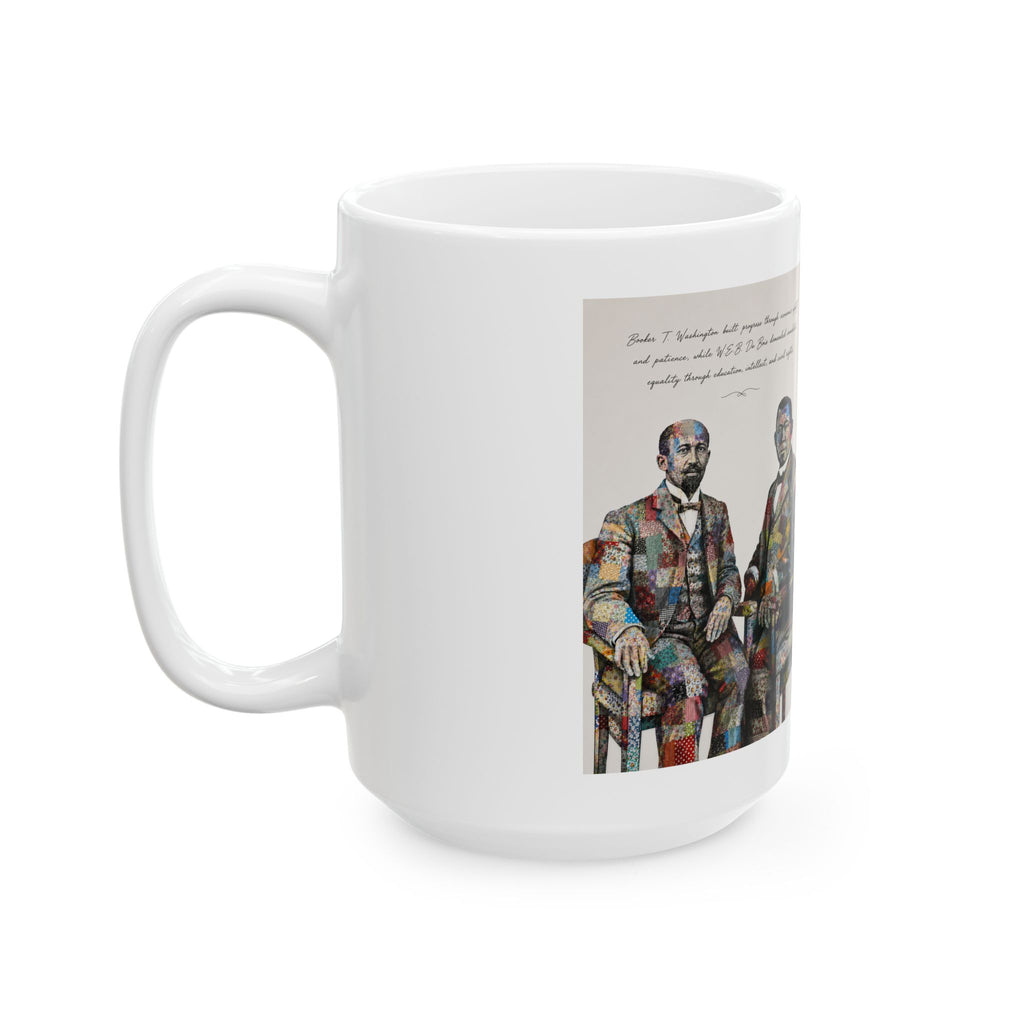 "Hero Collection" Emblem Ceramic Mug – 'Knowledge, Hope, Charity' Vintage Crest (11oz/15oz)
