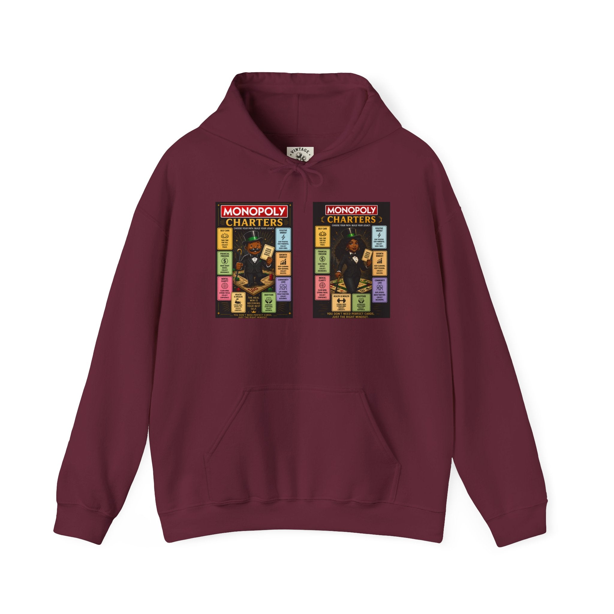 Monopoly Charters Hoodie — 'Green! is the only color that counts' Graphic Pullover