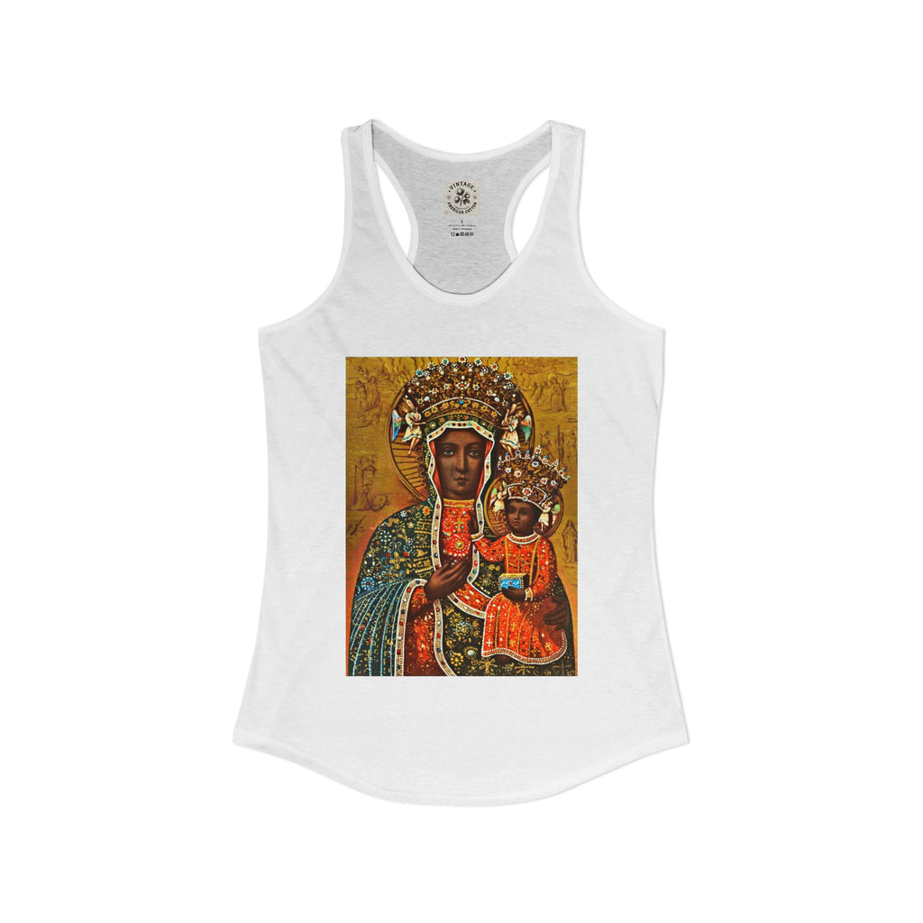 Women's Ideal Racerback Tank "Breathe Goddess"