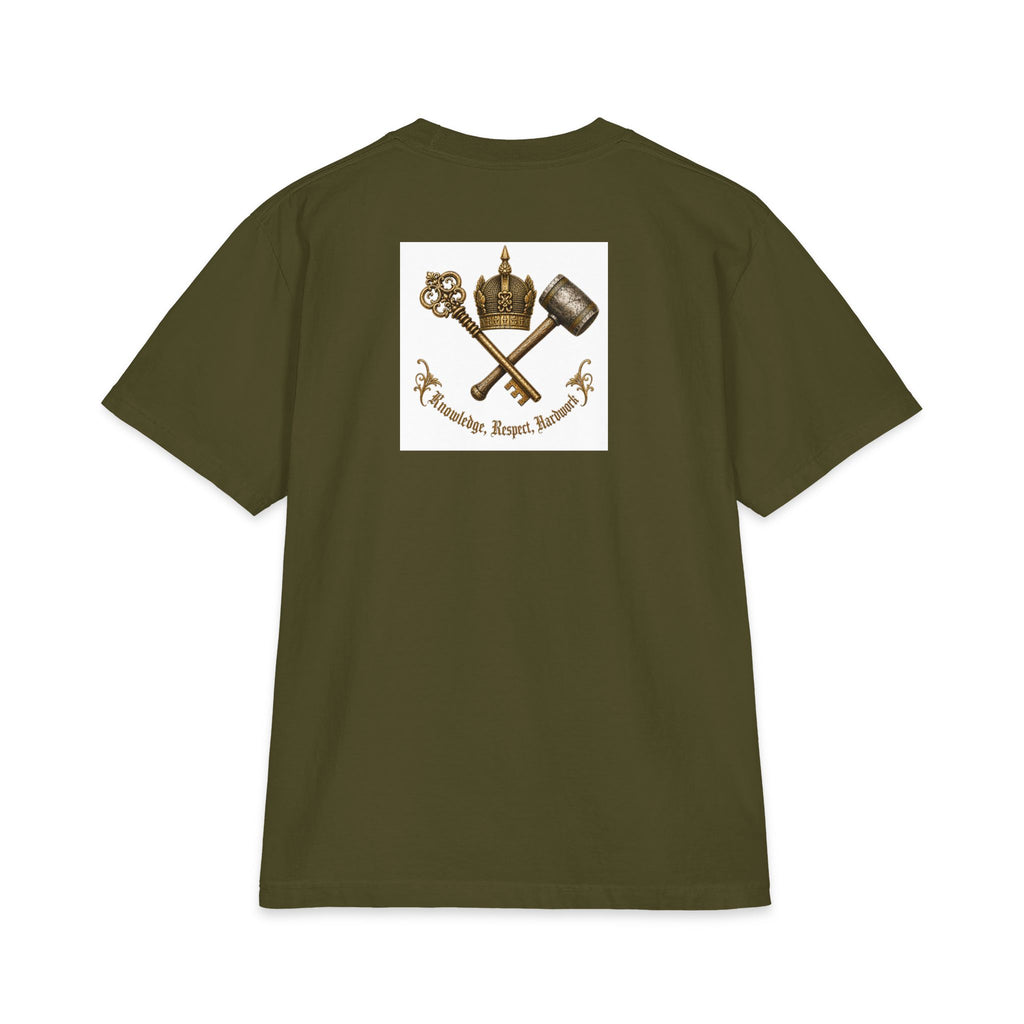 "HERO Collection" Graphic T-Shirt — Inspirational Quote & Crest Design