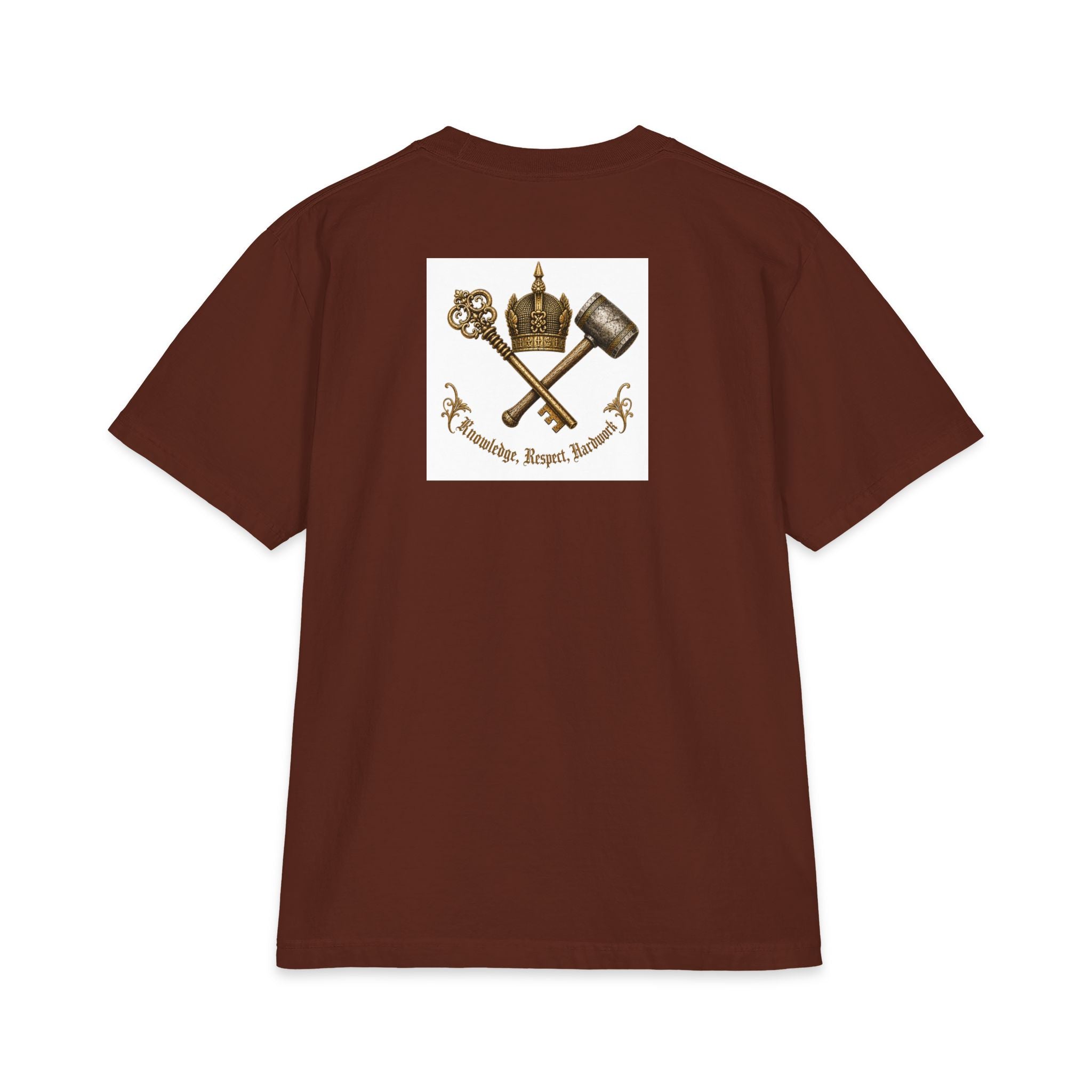 "HERO Collection" Graphic T-Shirt — Inspirational Quote & Crest Design