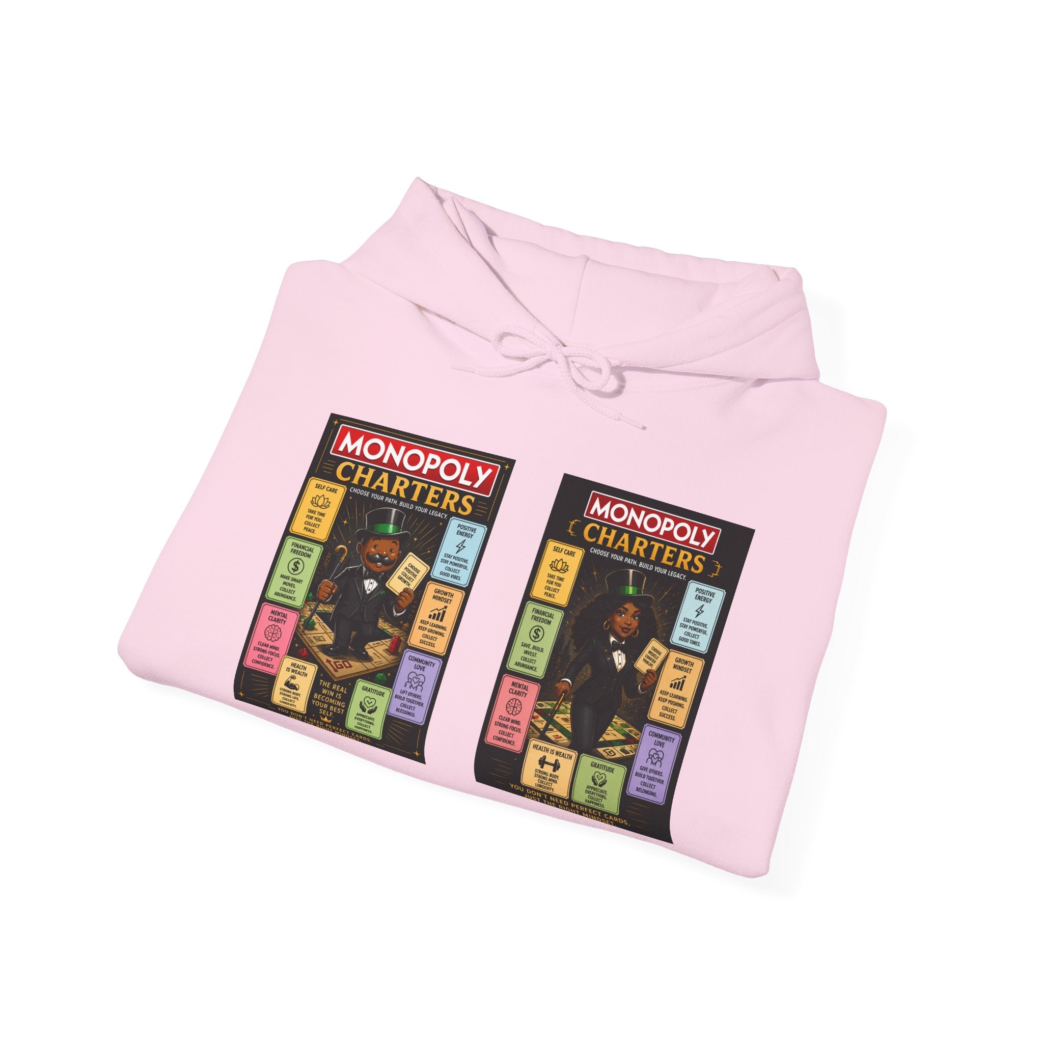 Monopoly Charters Hoodie — 'Green! is the only color that counts' Graphic Pullover