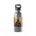 "Mother of GOD"   Stainless Steel Water Bottle – 20oz Straw Bottle (Black Madonna Design)