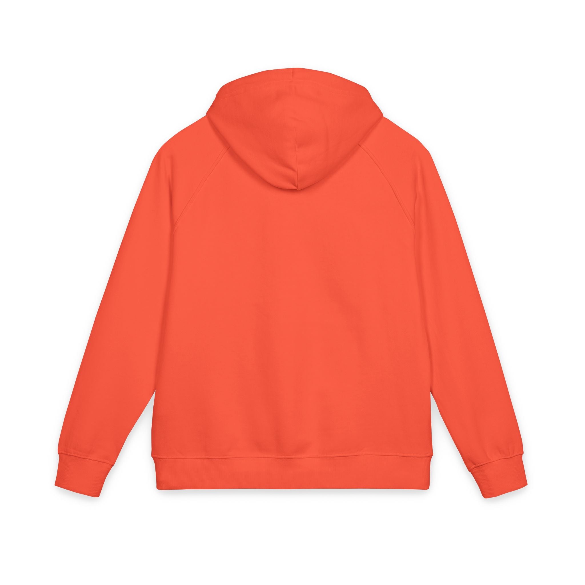 Embroidered Eco Raglan Hoodie — Sustainable Casual Hooded Sweatshirt