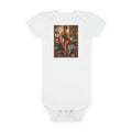 Vintage Pinup Baby Onesie – Retro Cotton Baby Short Sleeve Bodysuit