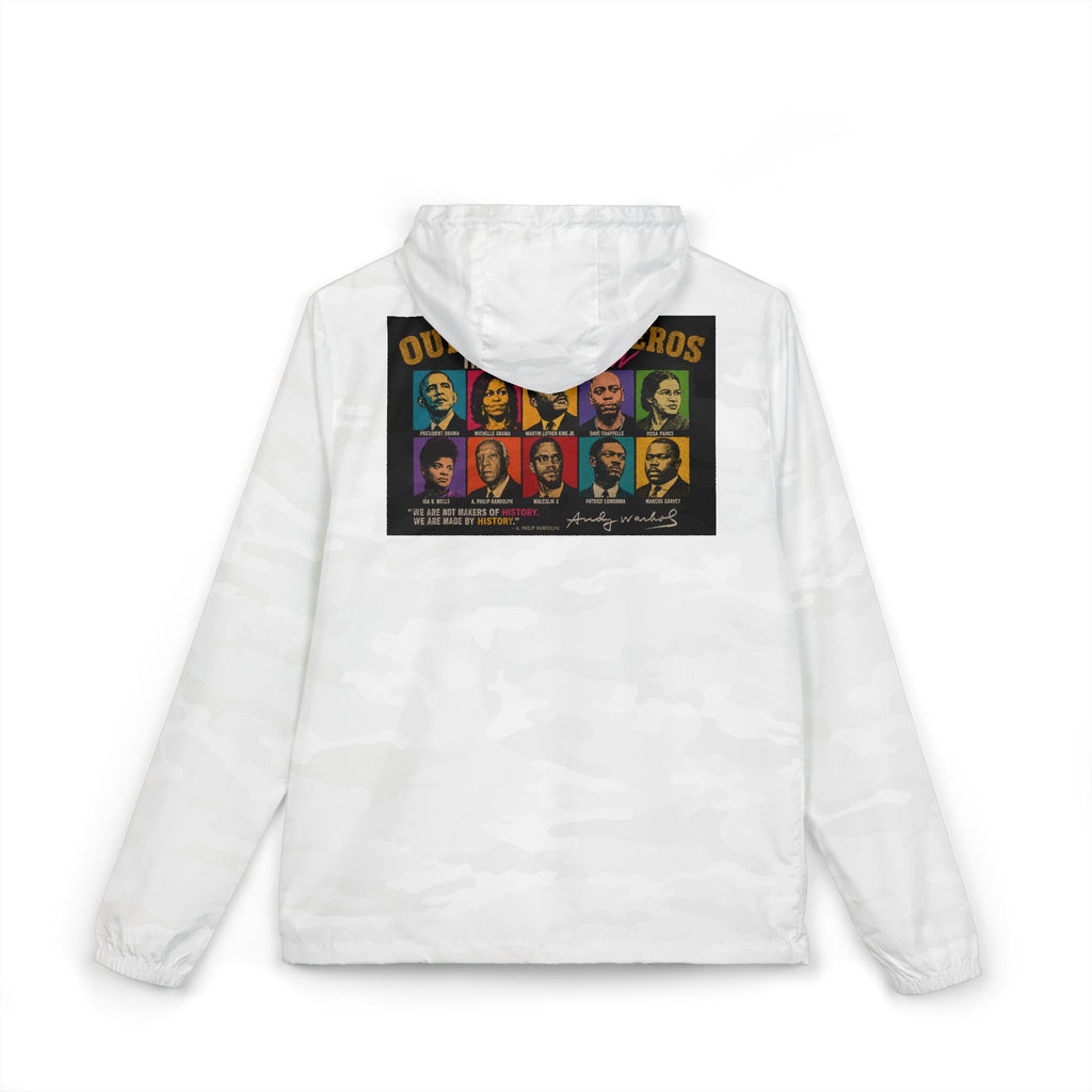 HEROS Windbreaker Jacket — Vintage Outlaws Retro Portraits Graphic