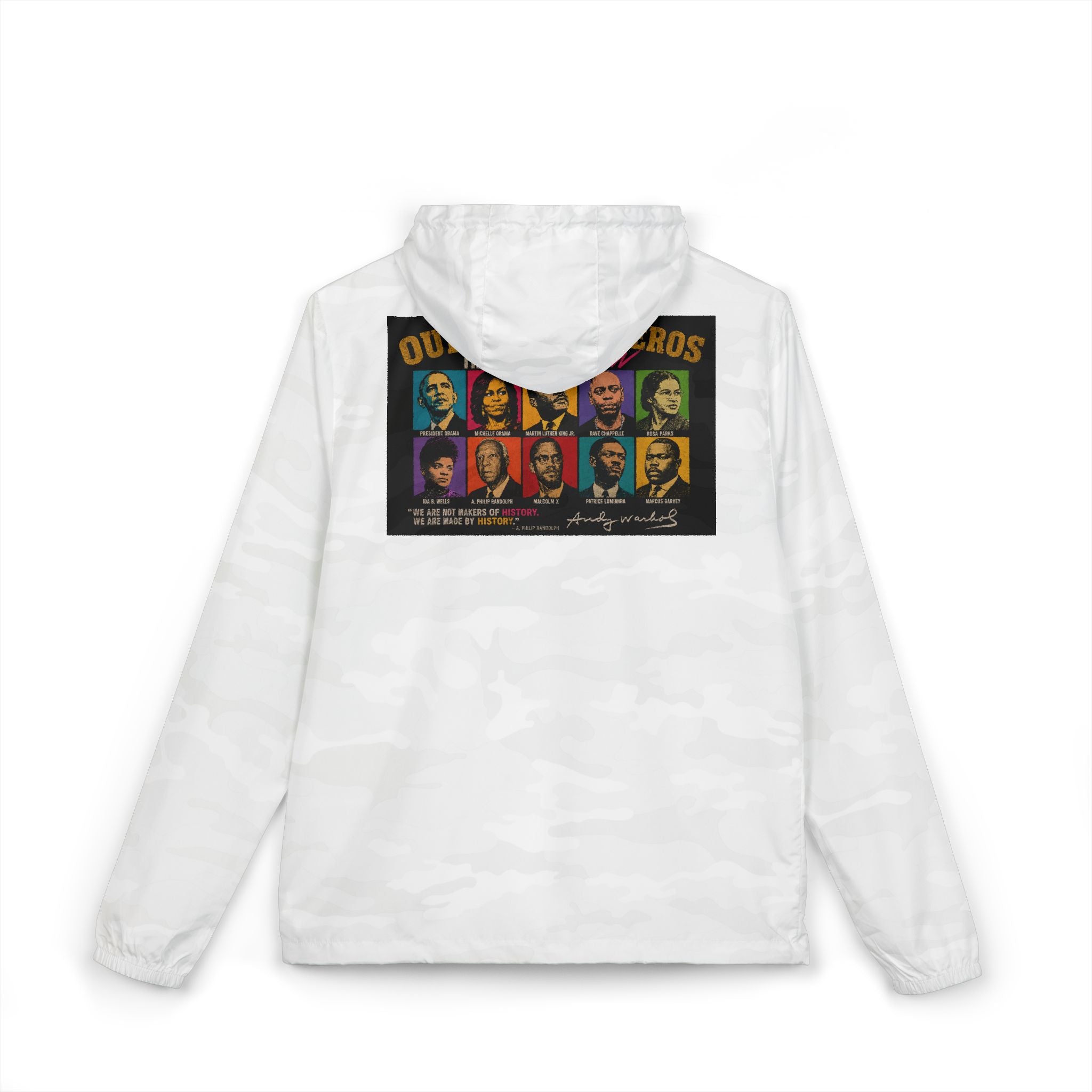 HEROS Windbreaker Jacket — Vintage Outlaws Retro Portraits Graphic