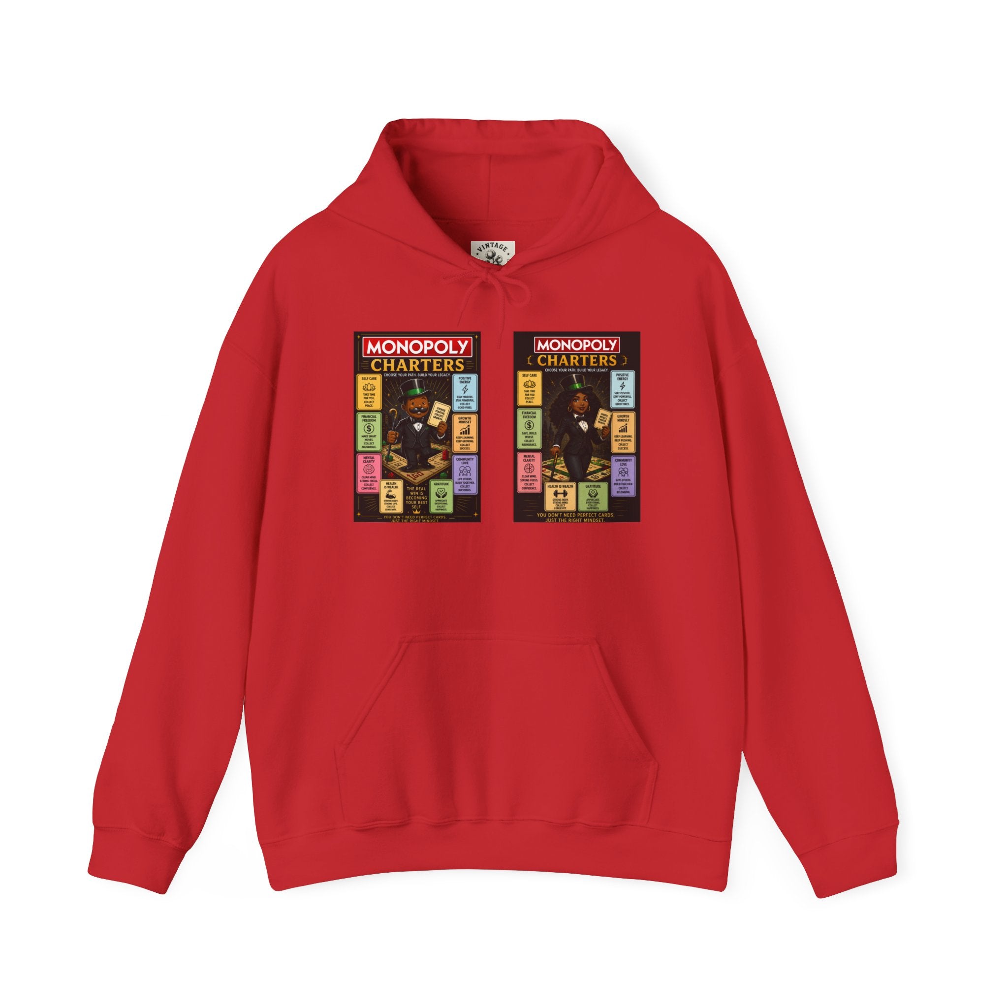 Monopoly Charters Hoodie — 'Green! is the only color that counts' Graphic Pullover