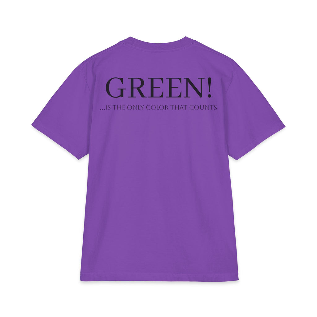 Monopoly Charters Graphic T-Shirt — "GREEN! ...is the only color that counts" Retro Board Game Tee