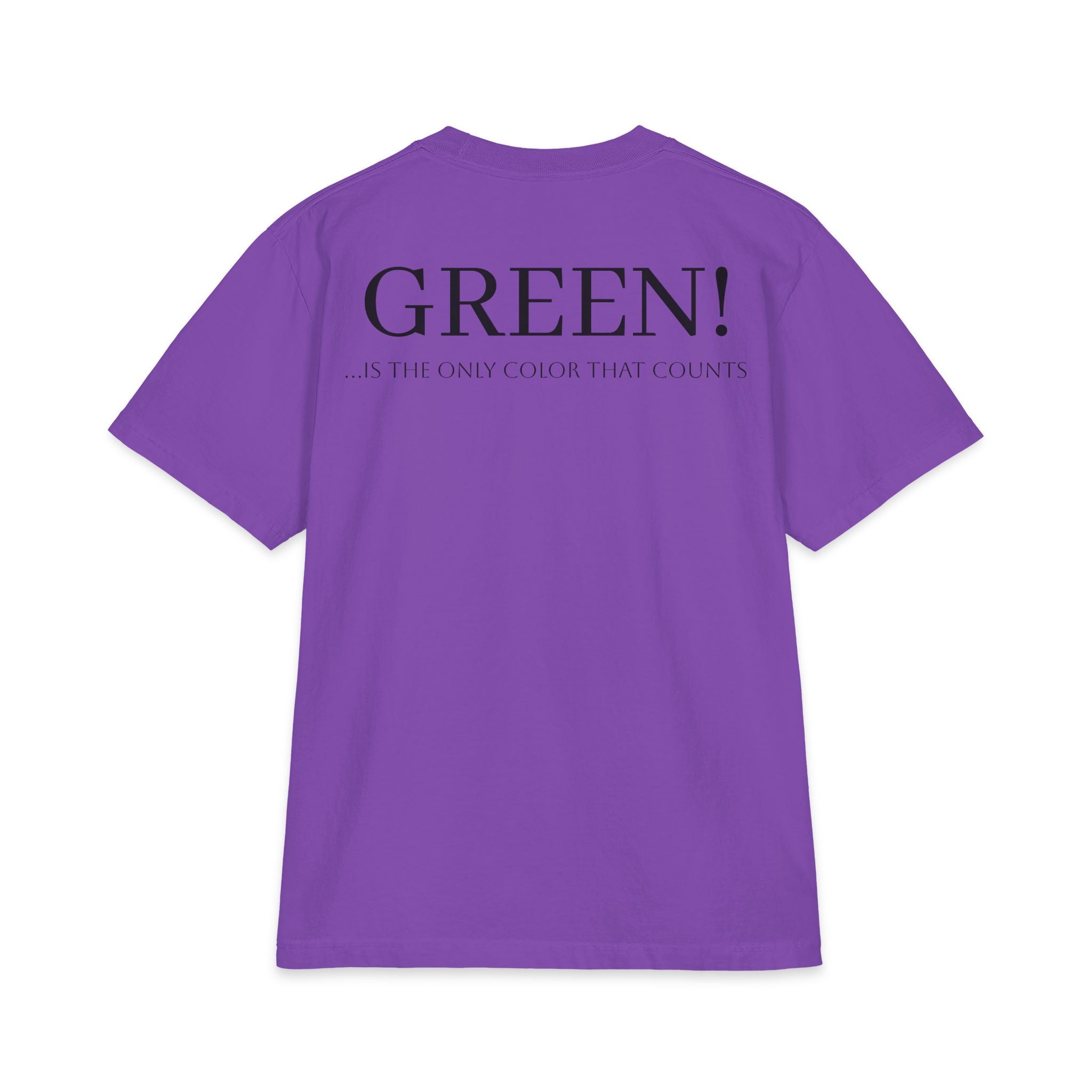 Monopoly Charters Graphic T-Shirt — "GREEN! ...is the only color that counts" Retro Board Game Tee
