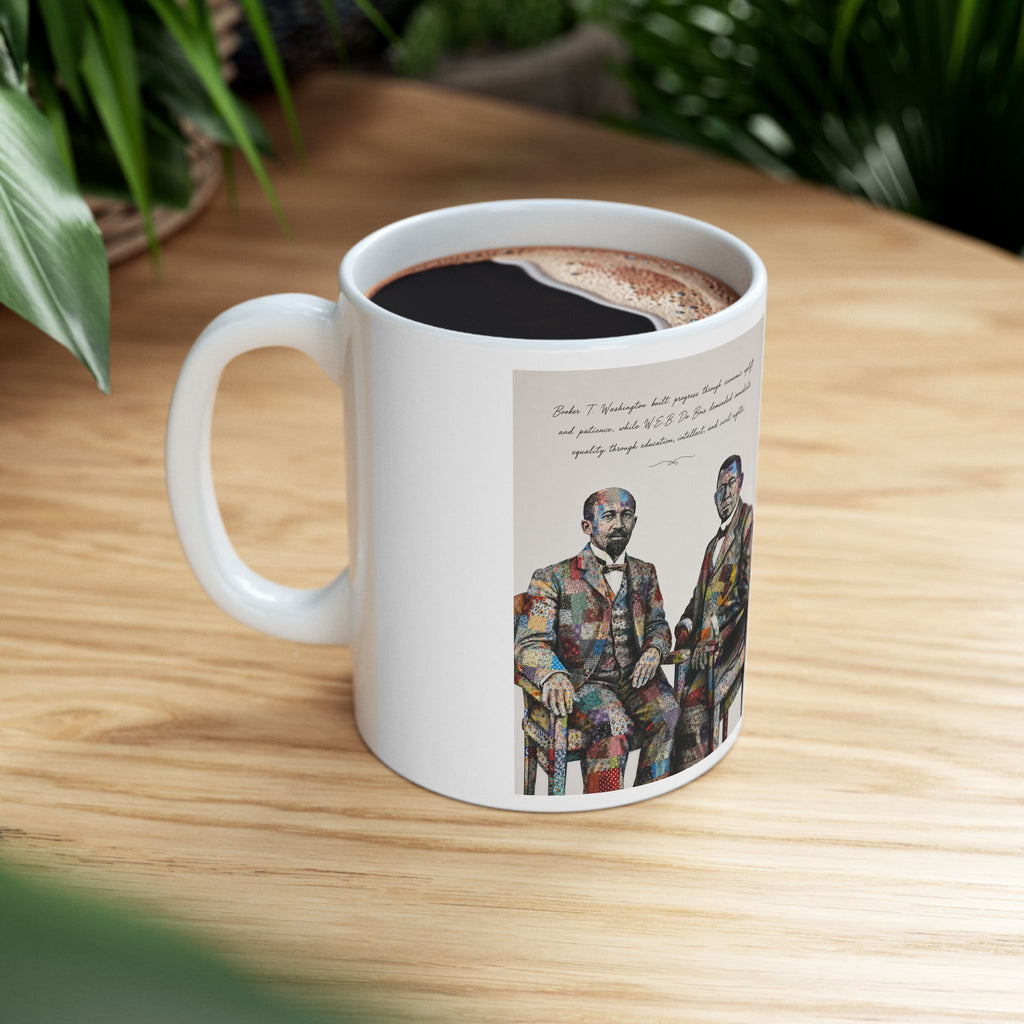 "Hero Collection" Emblem Ceramic Mug – 'Knowledge, Hope, Charity' Vintage Crest (11oz/15oz)