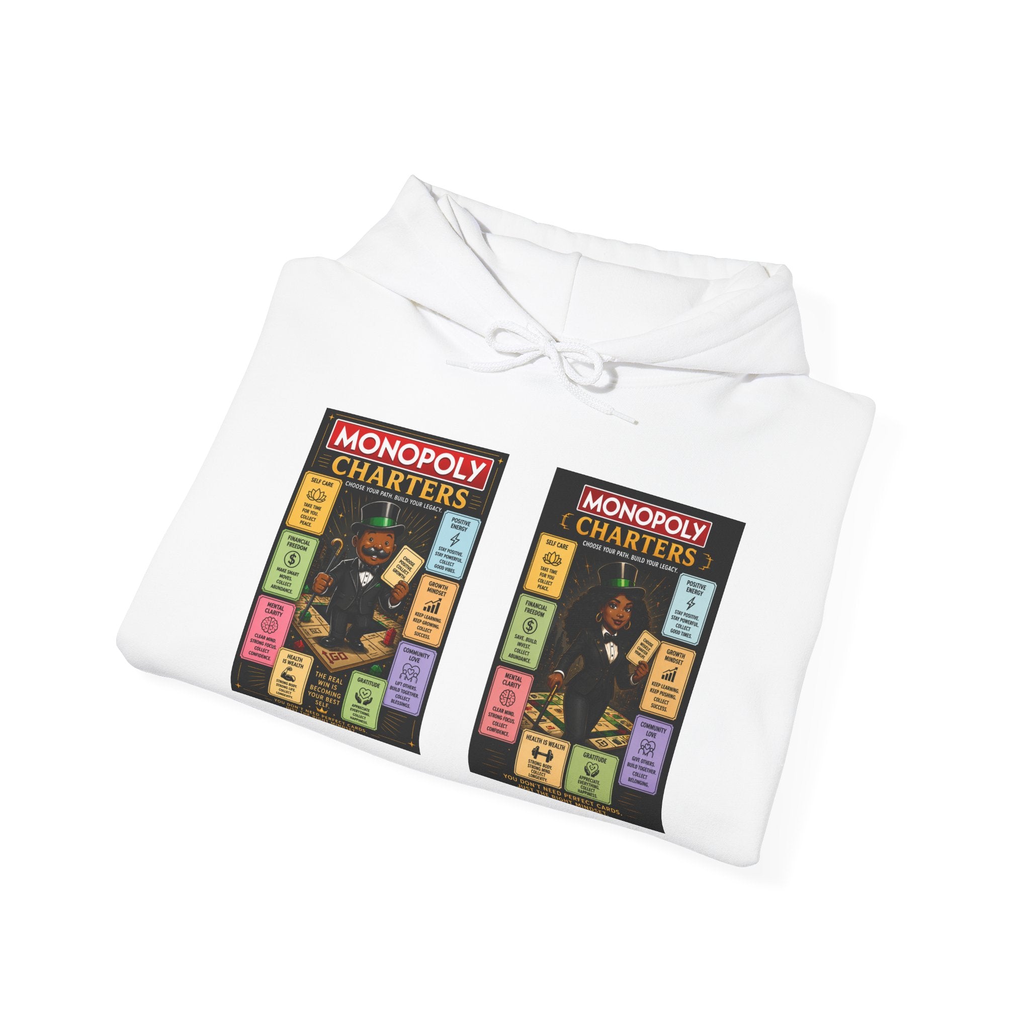 Monopoly Charters Hoodie — 'Green! is the only color that counts' Graphic Pullover