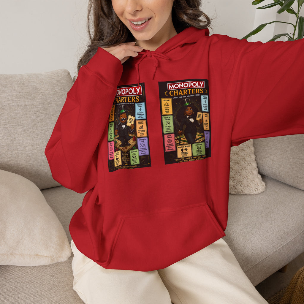 Monopoly Charters Hoodie — 'Green! is the only color that counts' Graphic Pullover