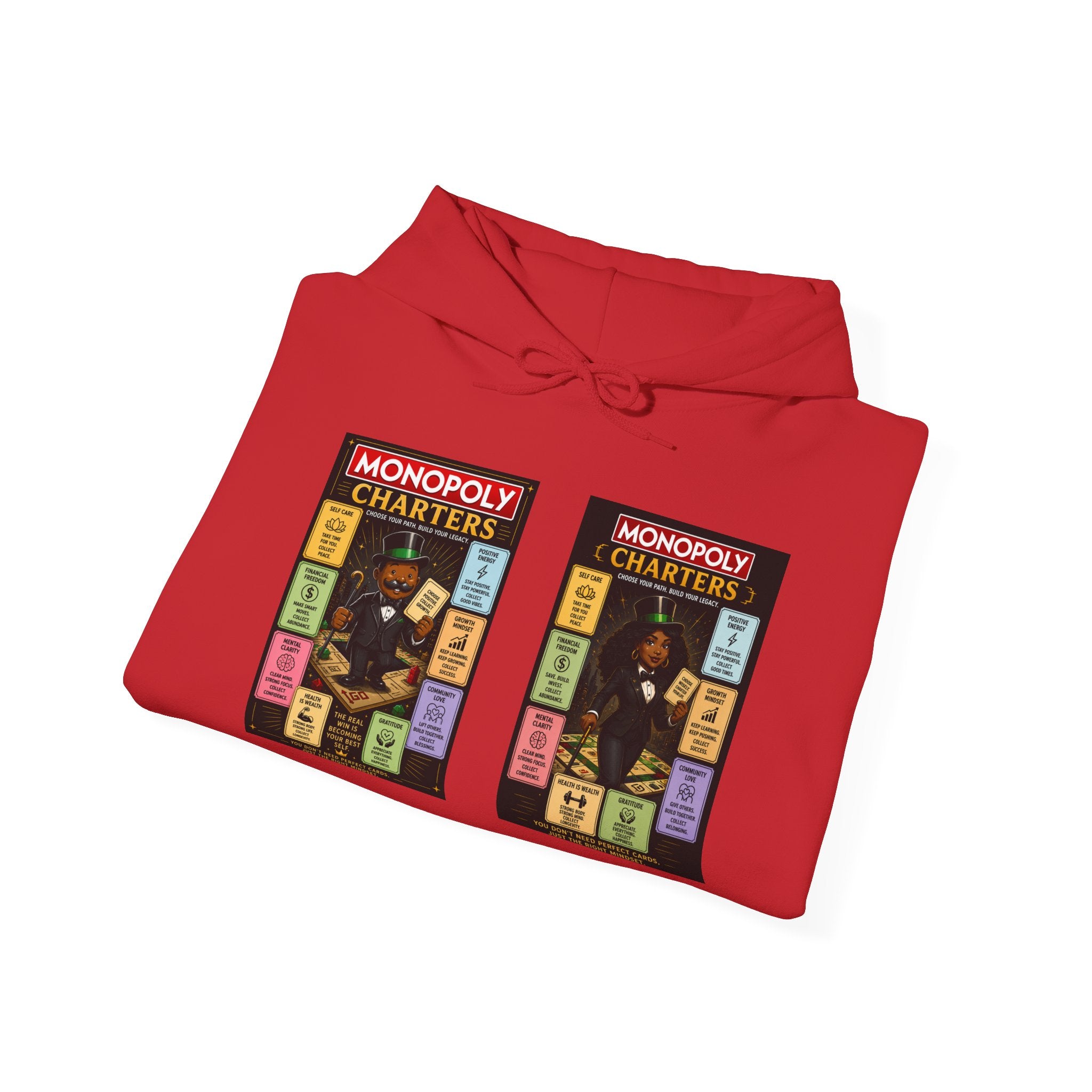 Monopoly Charters Hoodie — 'Green! is the only color that counts' Graphic Pullover