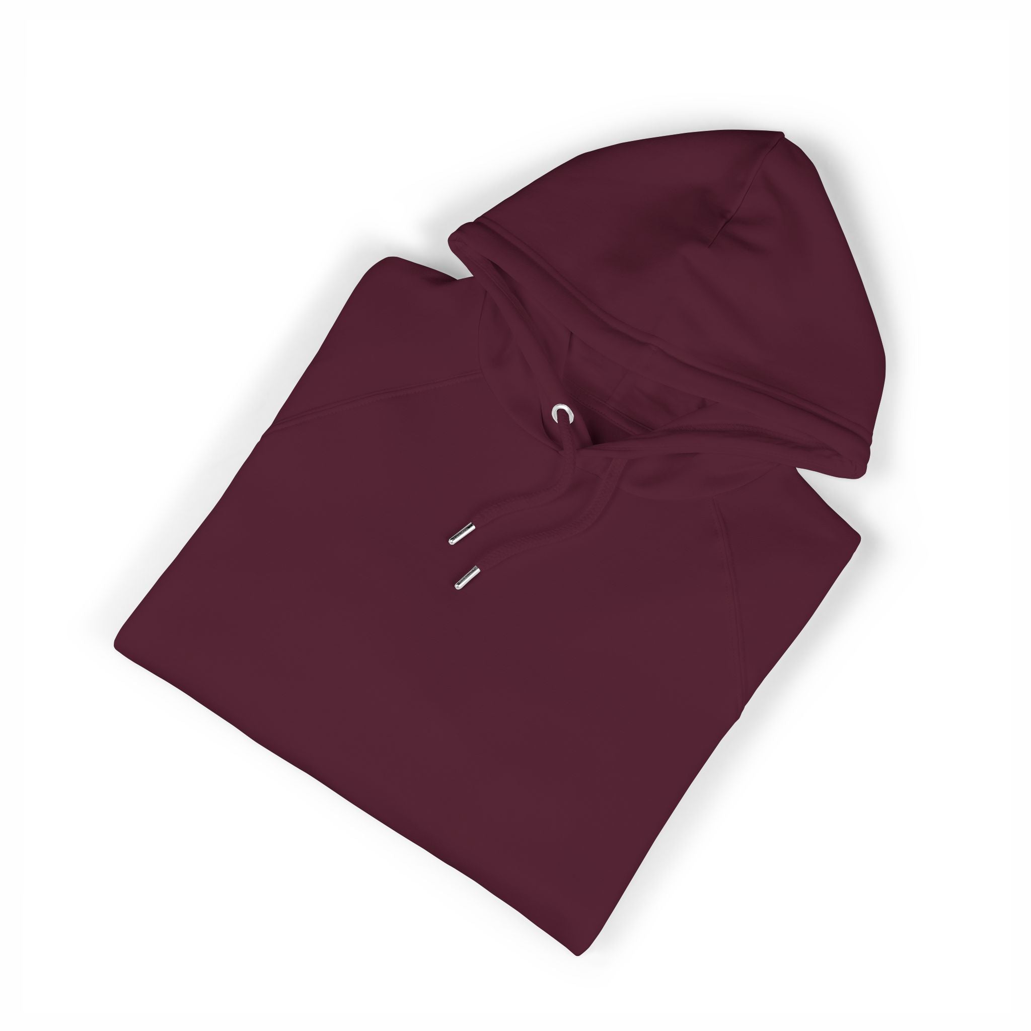 Embroidered Eco Raglan Hoodie — Sustainable Casual Hooded Sweatshirt