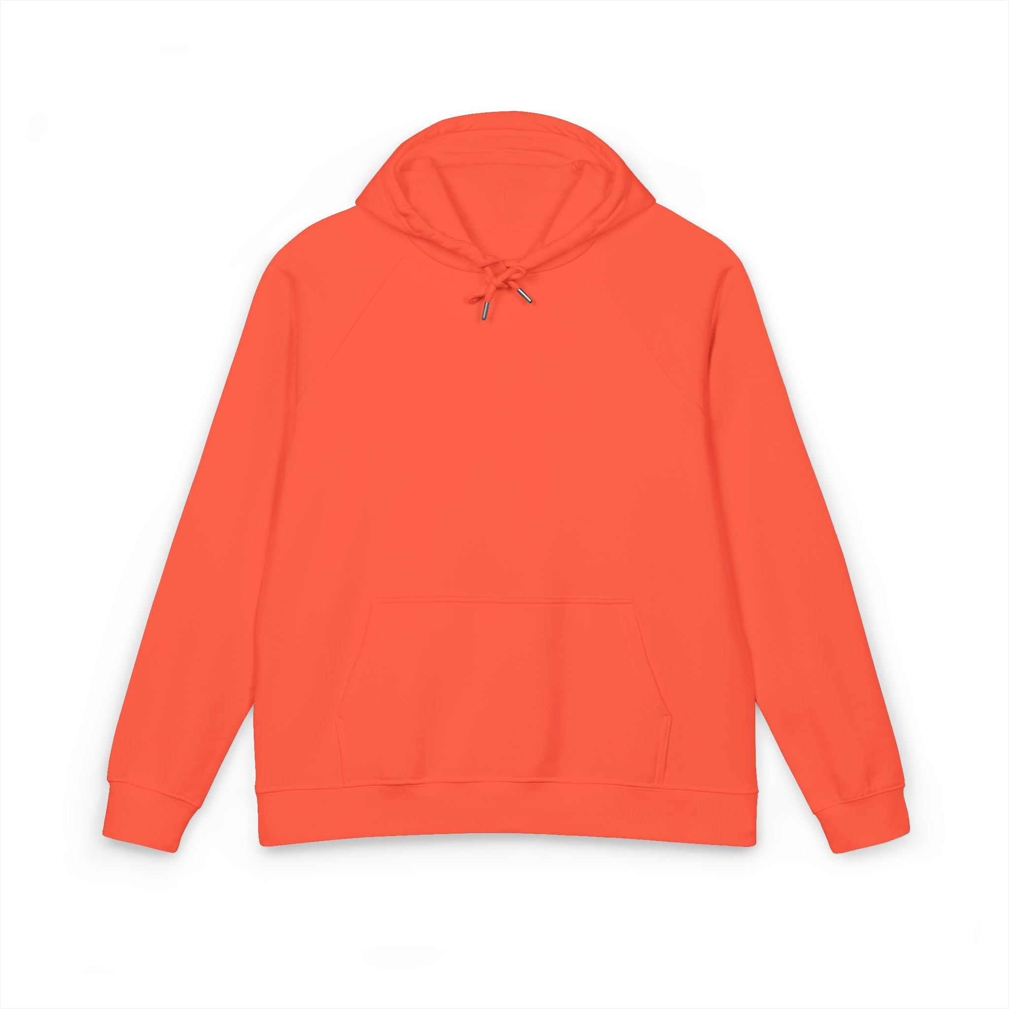 Embroidered Eco Raglan Hoodie — Sustainable Casual Hooded Sweatshirt