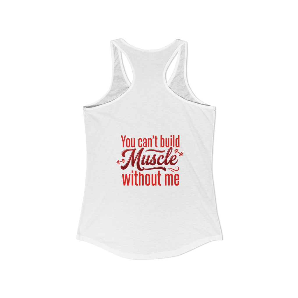Women's Ideal Racerback Tank "Breathe Goddess"