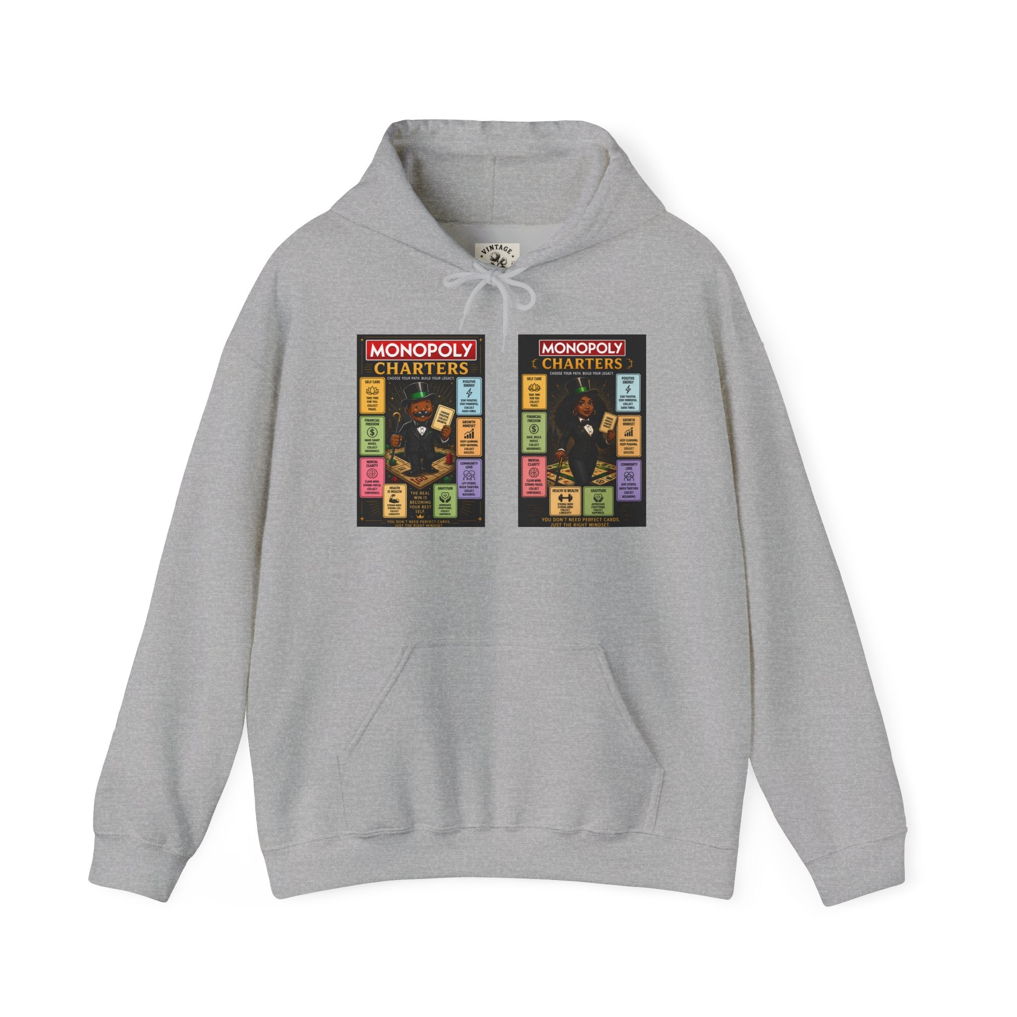 Monopoly Charters Hoodie — 'Green! is the only color that counts' Graphic Pullover