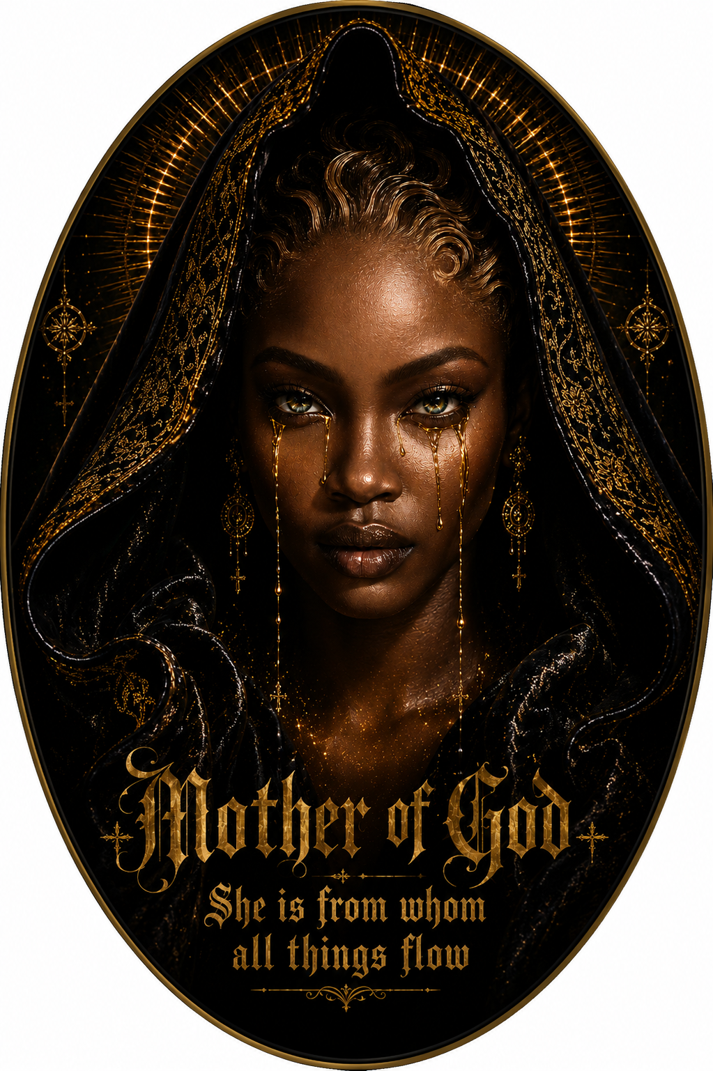 Black Madonna - Mother of GOD pendant