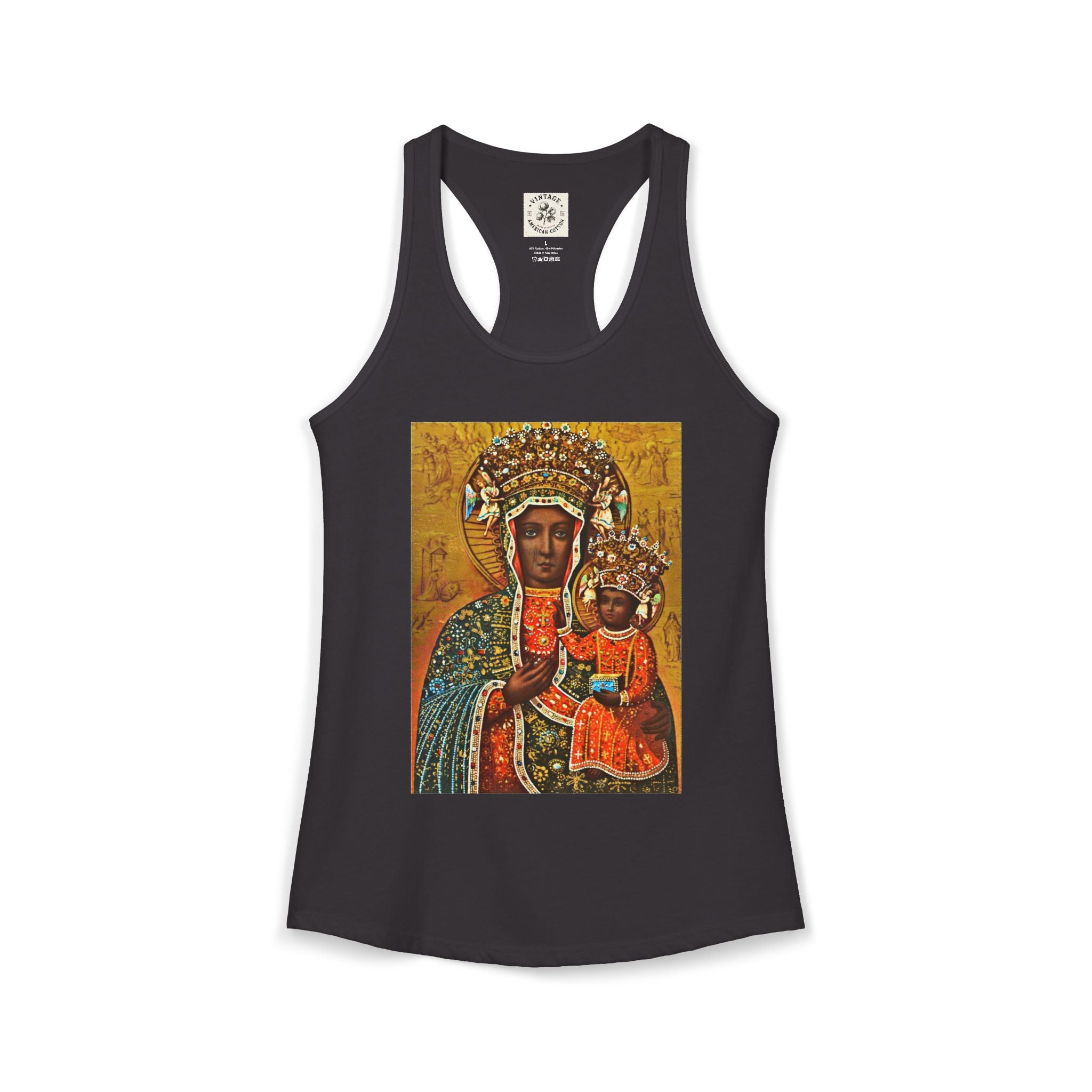Women's Ideal Racerback Tank "Breathe Goddess"
