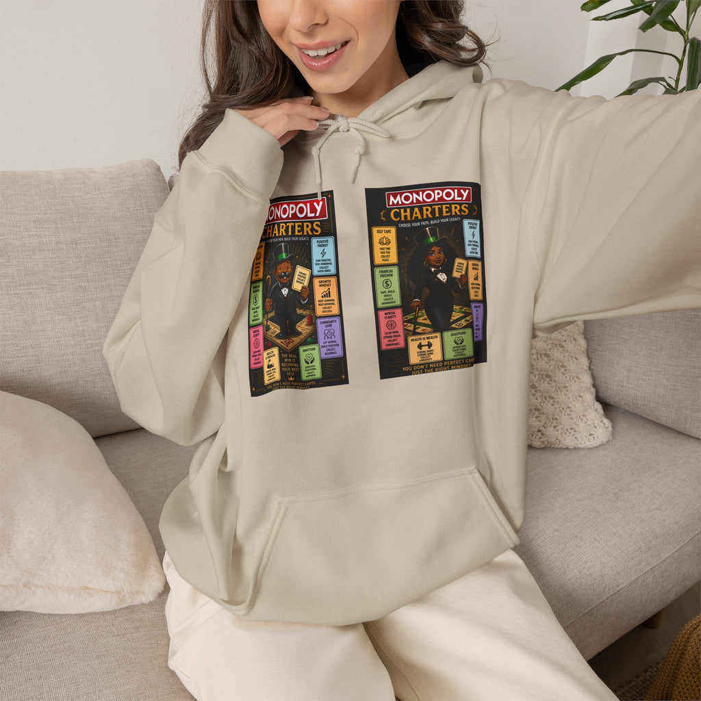 Monopoly Charters Hoodie — 'Green! is the only color that counts' Graphic Pullover