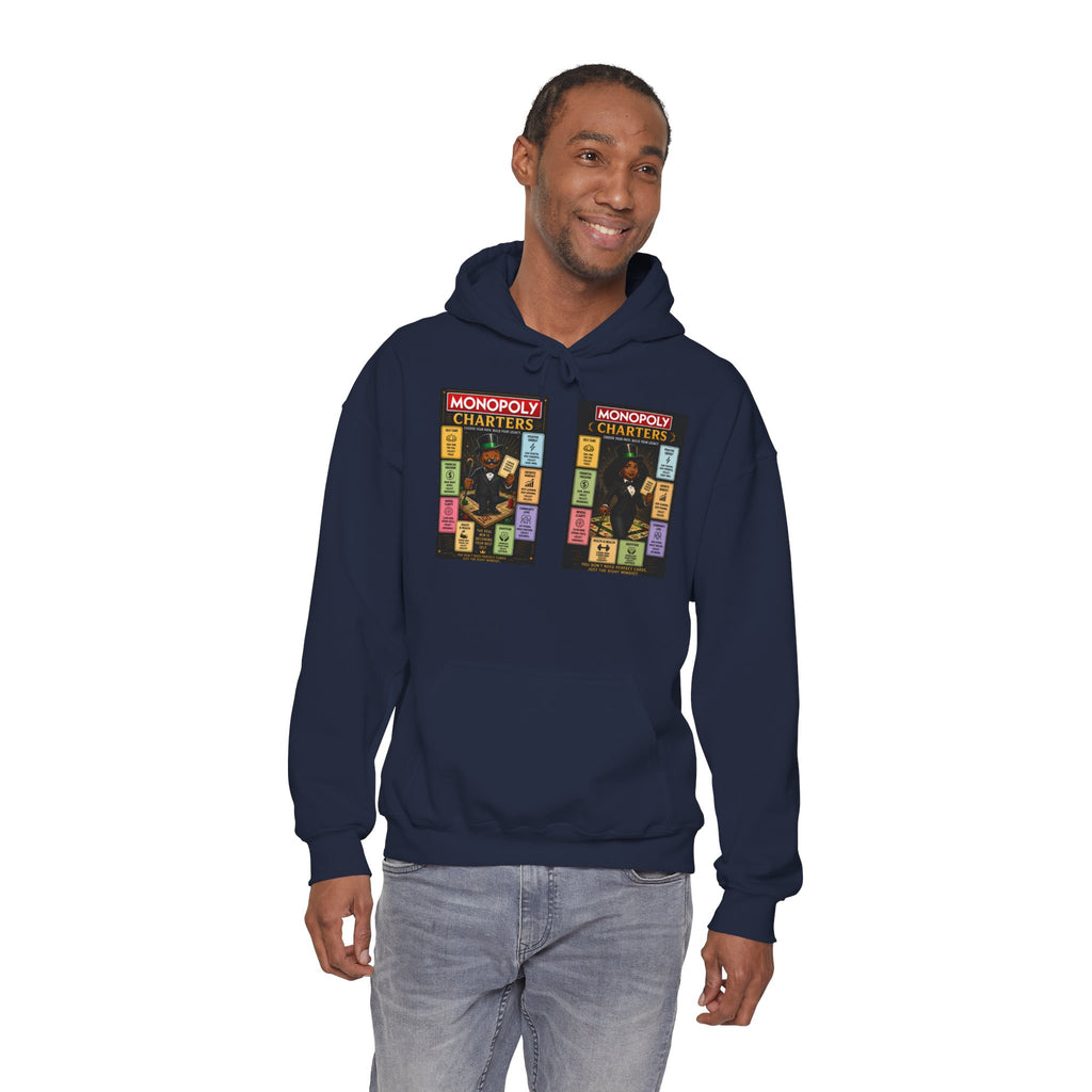 Monopoly Charters Hoodie — 'Green! is the only color that counts' Graphic Pullover