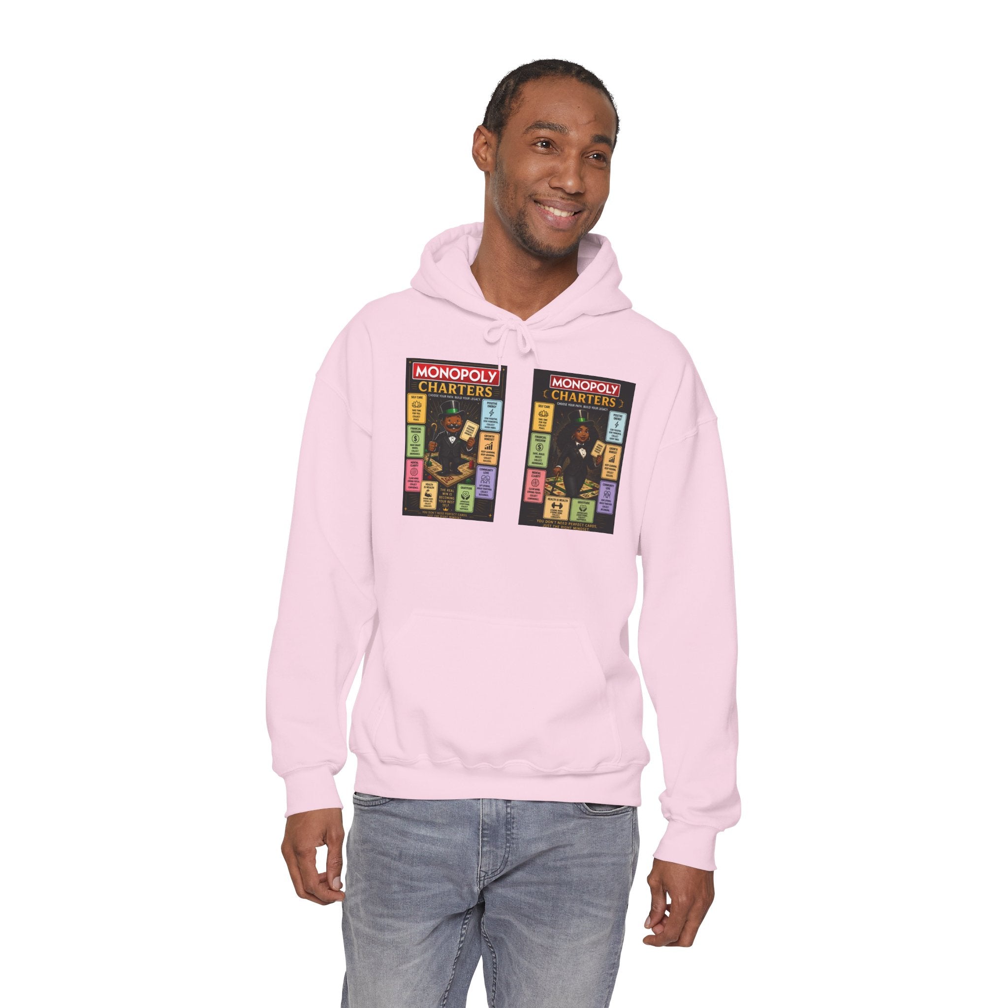 Monopoly Charters Hoodie — 'Green! is the only color that counts' Graphic Pullover