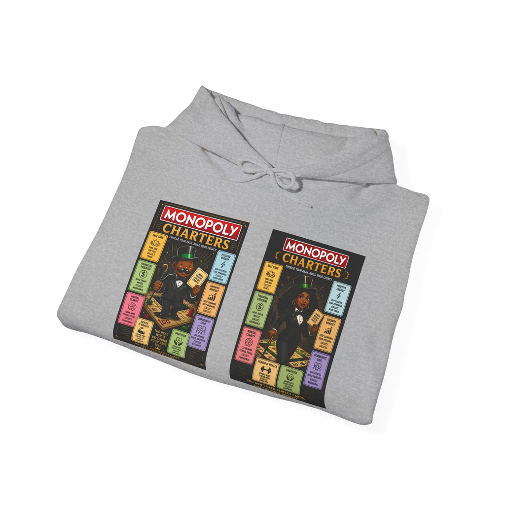 Monopoly Charters Hoodie — 'Green! is the only color that counts' Graphic Pullover