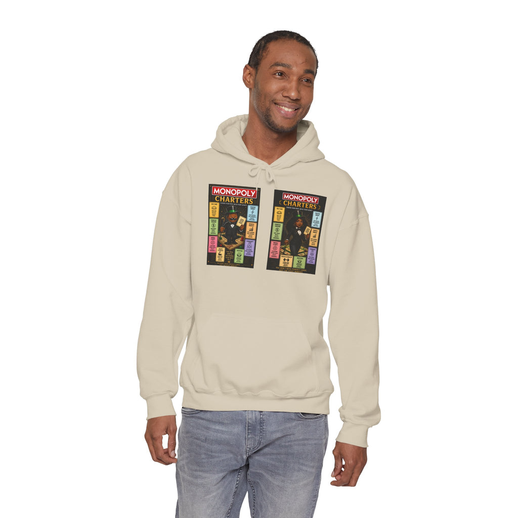 Monopoly Charters Hoodie — 'Green! is the only color that counts' Graphic Pullover