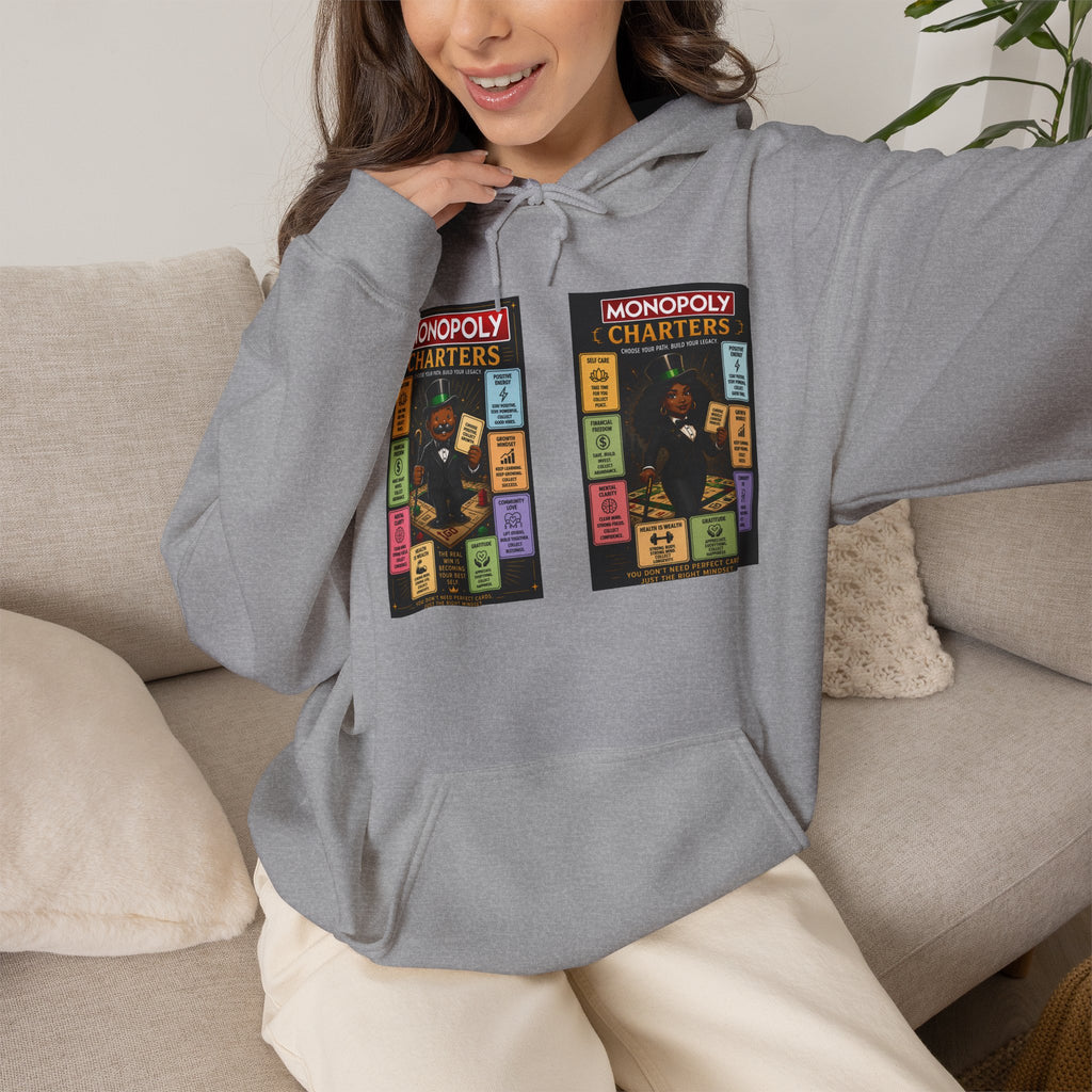 Monopoly Charters Hoodie — 'Green! is the only color that counts' Graphic Pullover