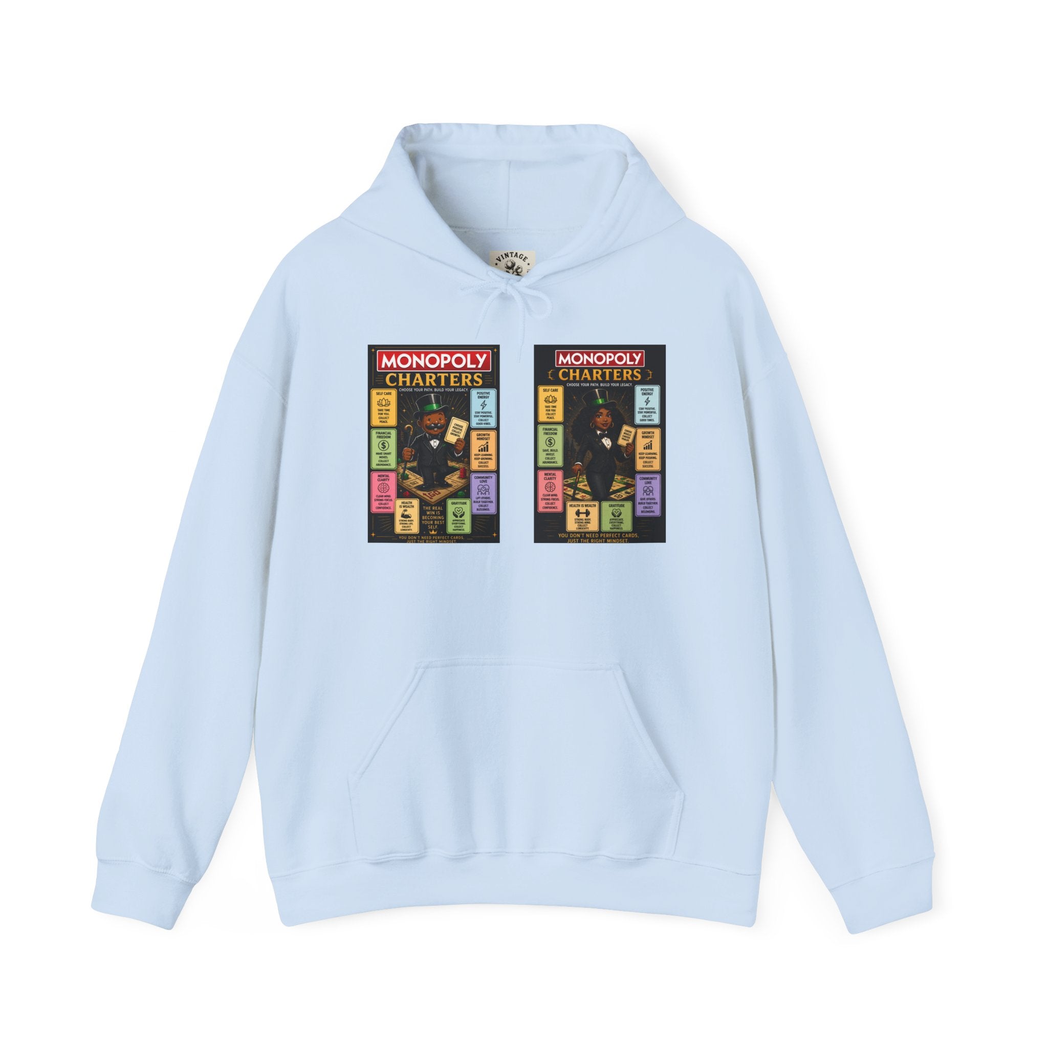 Monopoly Charters Hoodie — 'Green! is the only color that counts' Graphic Pullover