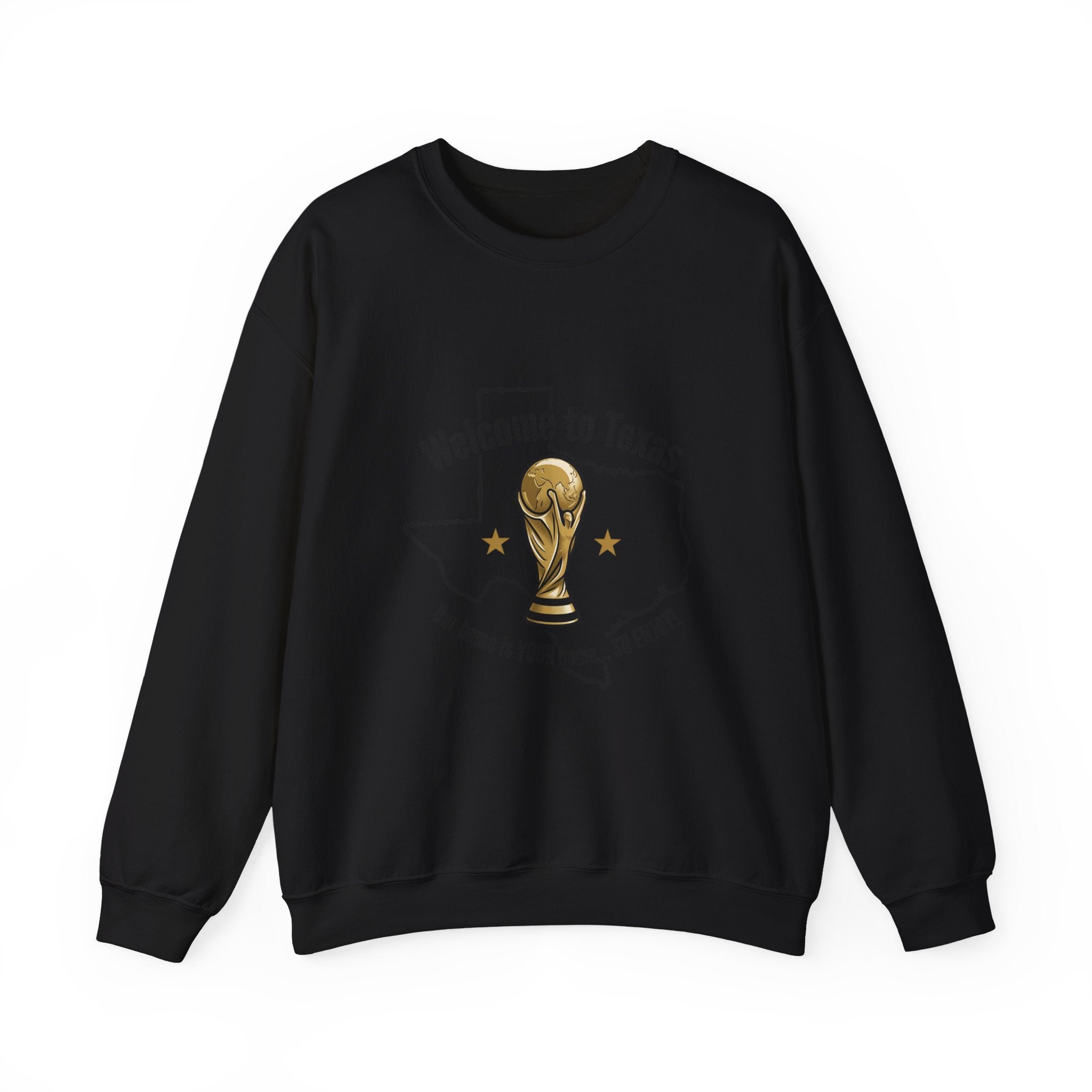 Texas Soccer Welcome Crewneck Sweatshirt | country pride, retro soccer