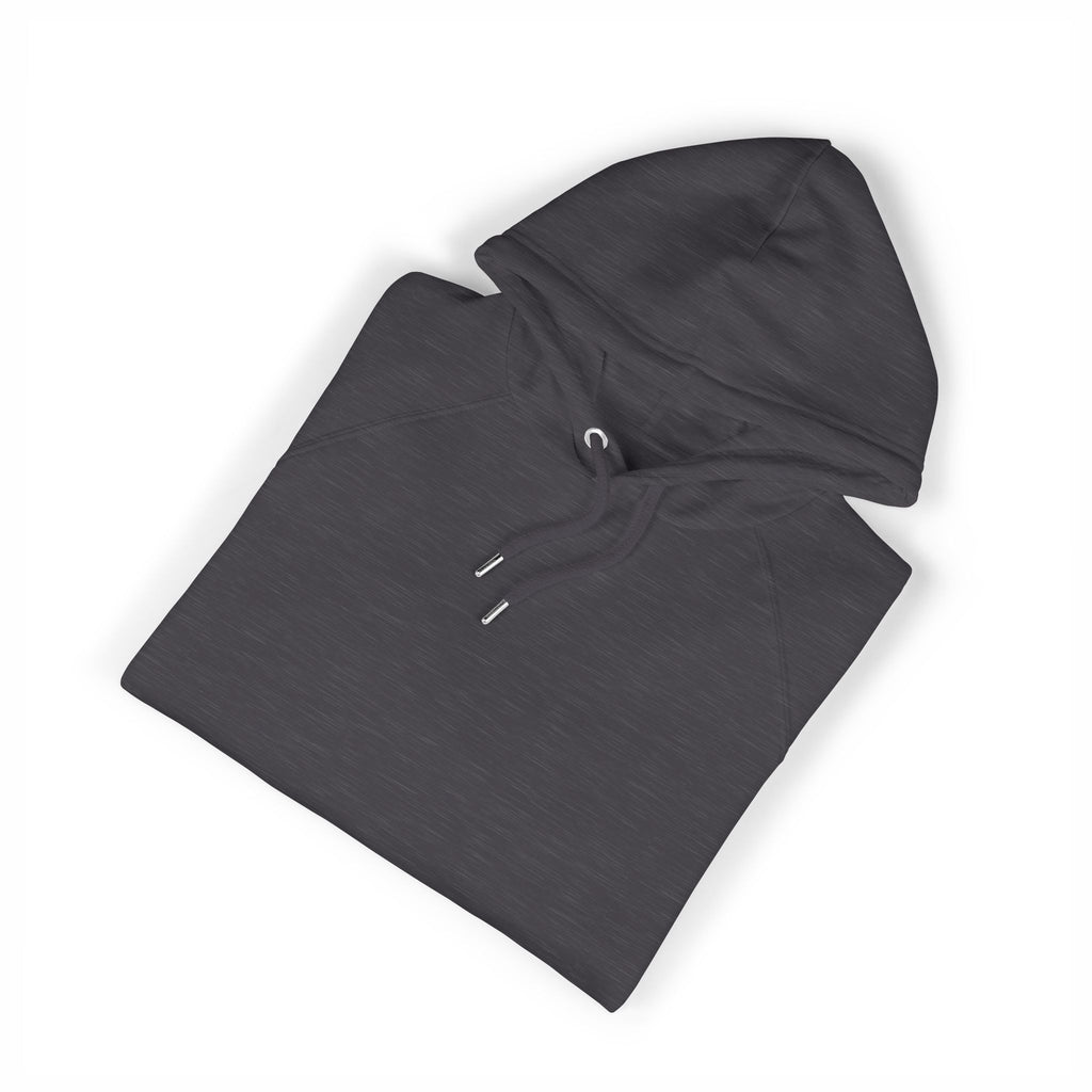 Embroidered Eco Raglan Hoodie — Sustainable Casual Hooded Sweatshirt